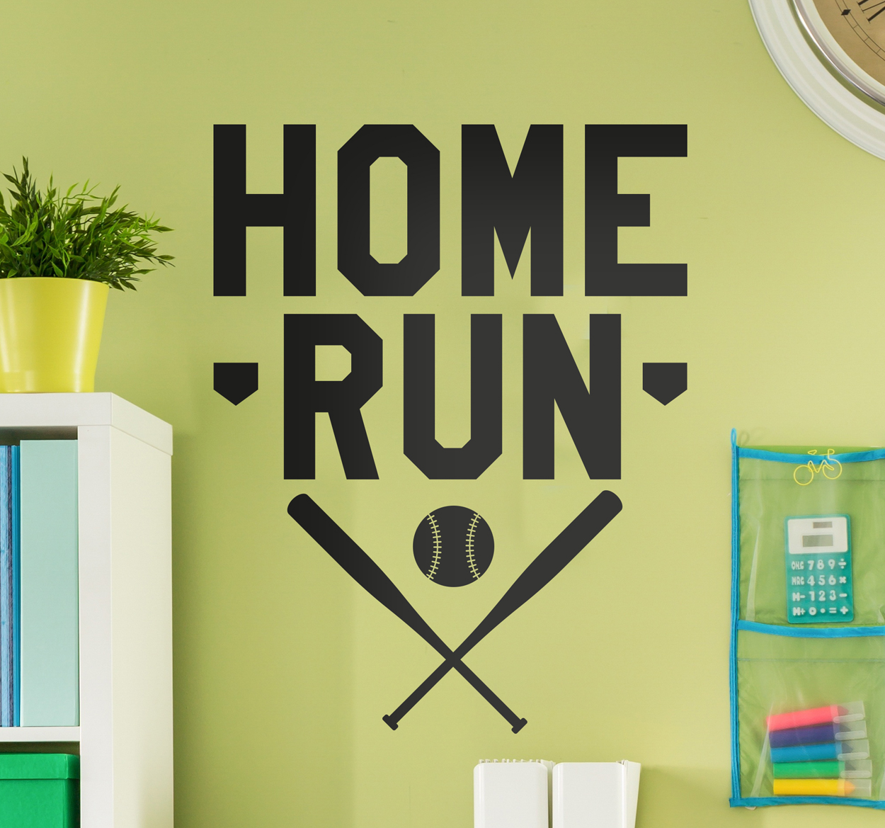 Muursticker sport Home Run