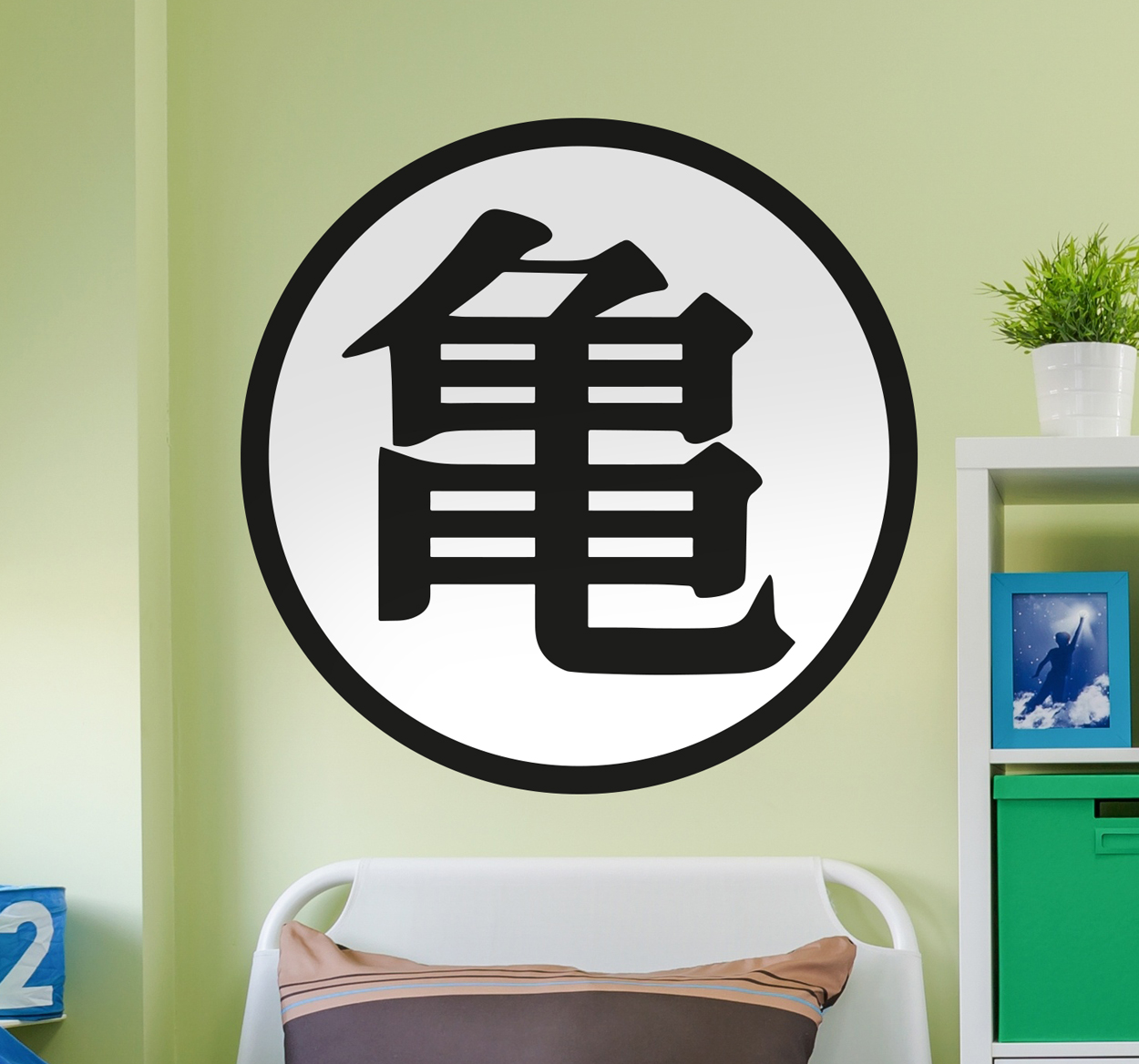 Muursticker symbool Kame Dragon-ball Z