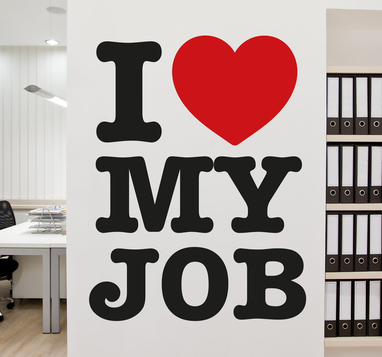Muursticker I love my Job