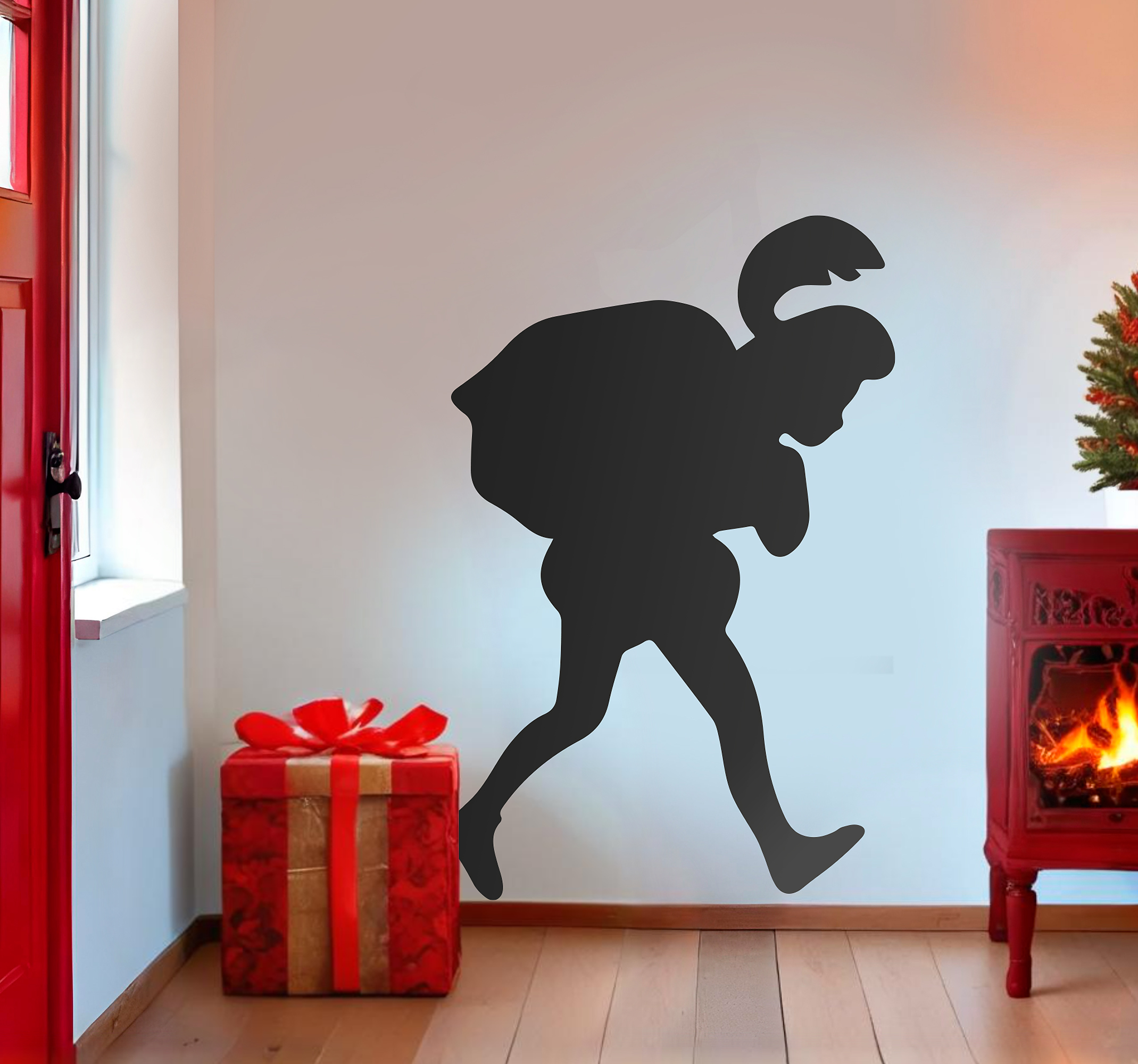 piet met zak sinterklaas sticker