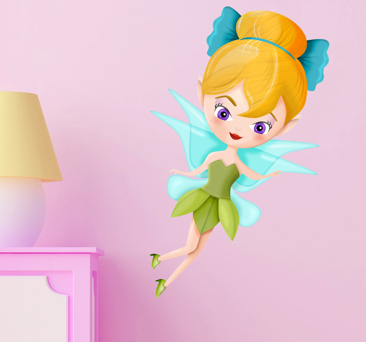Sticker kinderen Fee Tinkerbel