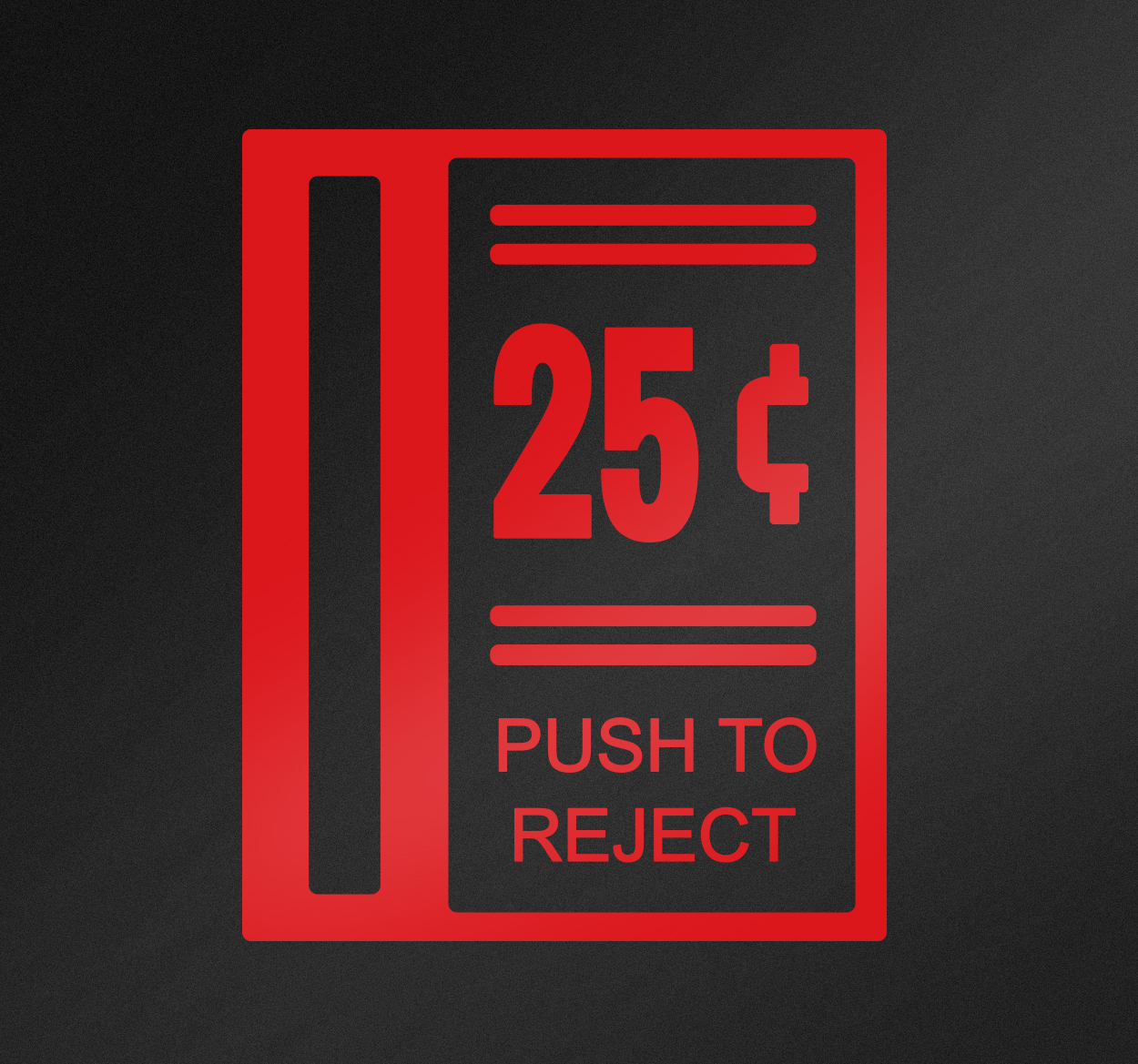 Muursticker munten slot Arcade