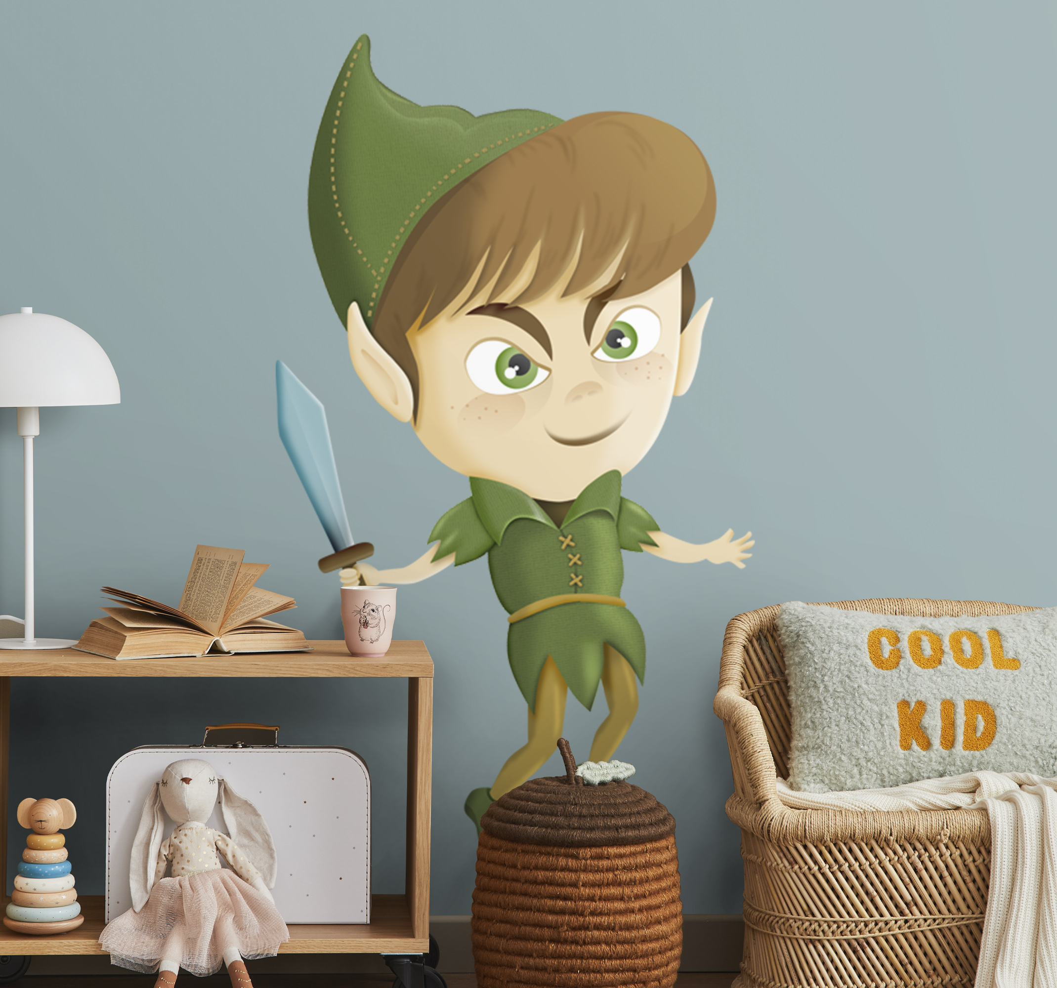 Sticker kinderen Peter Pan