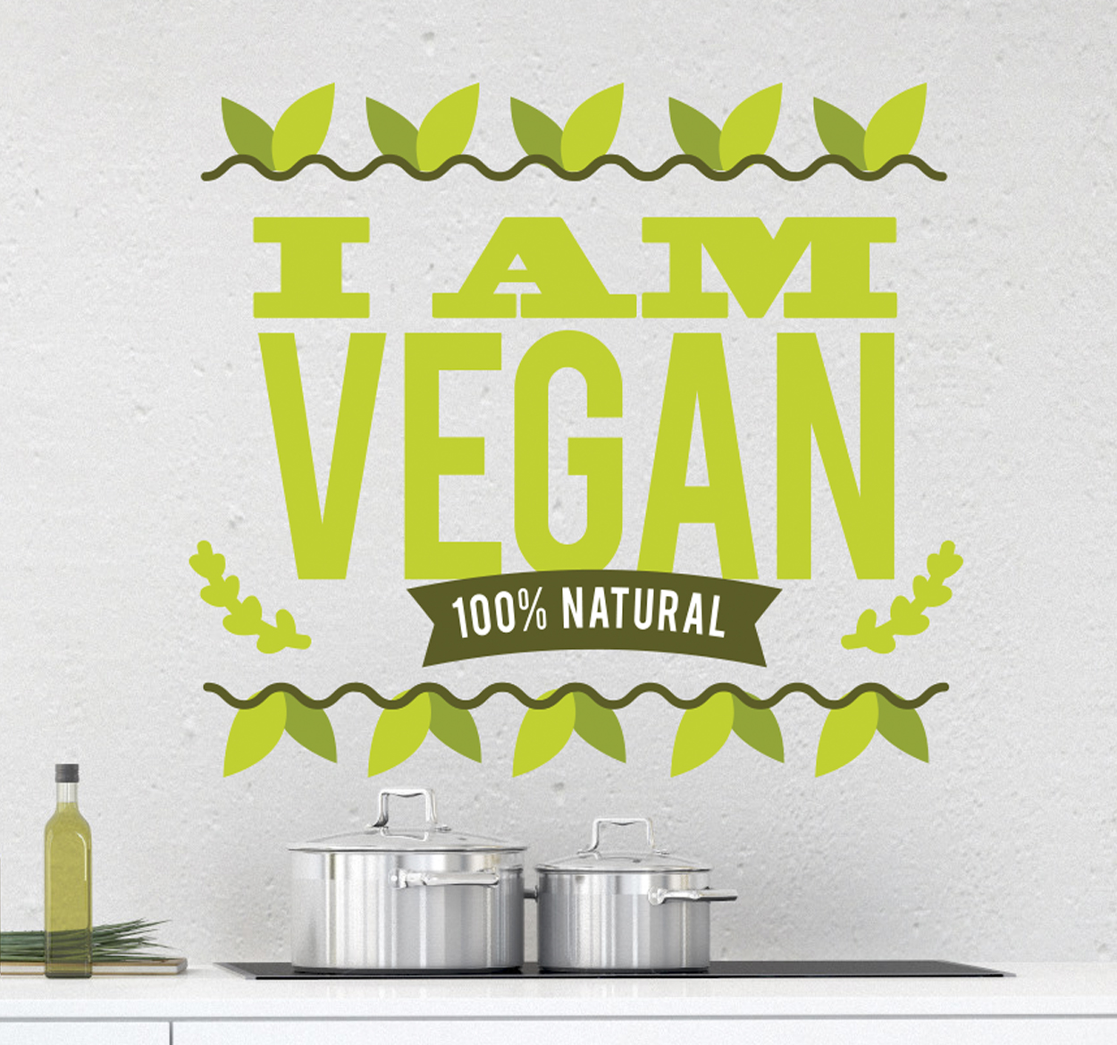 Sticker I am vegan