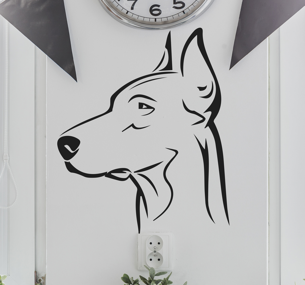 Muursticker Doberman