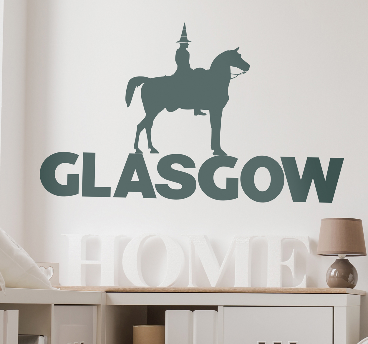 Glasgow hertog van wellington Muursticker steden