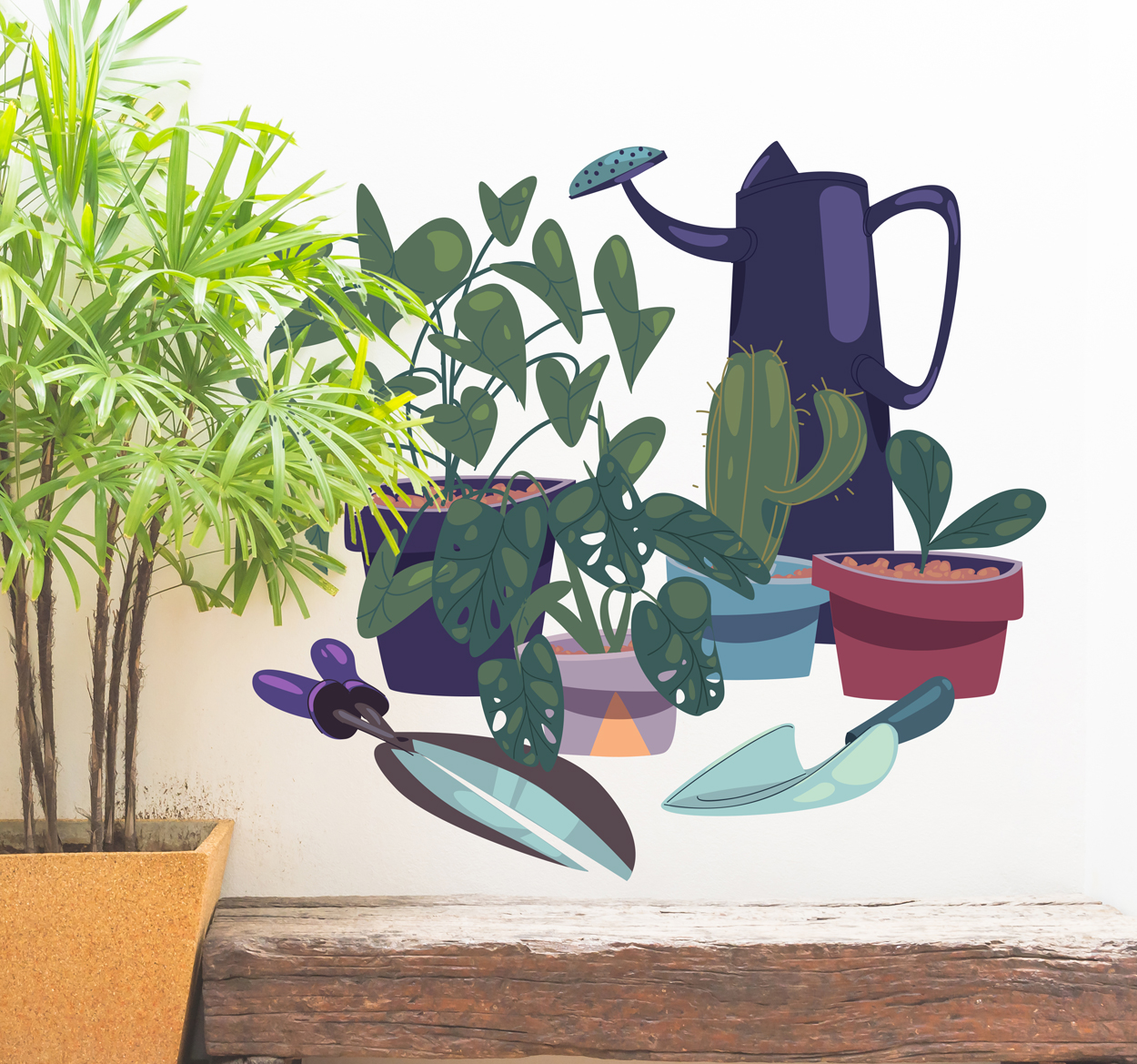 Muursticker tuinieren
