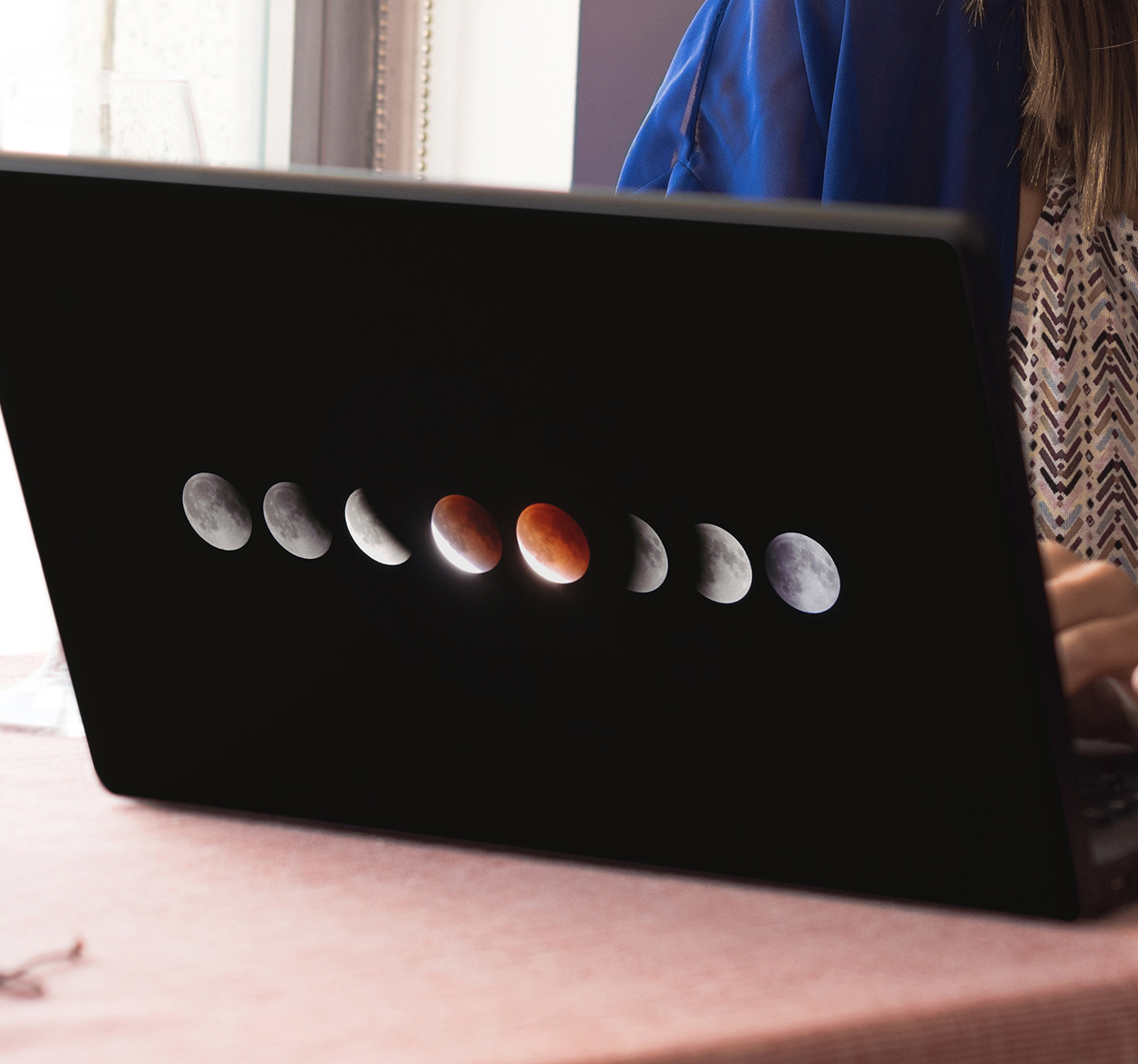 Laptop skin maansverduistering