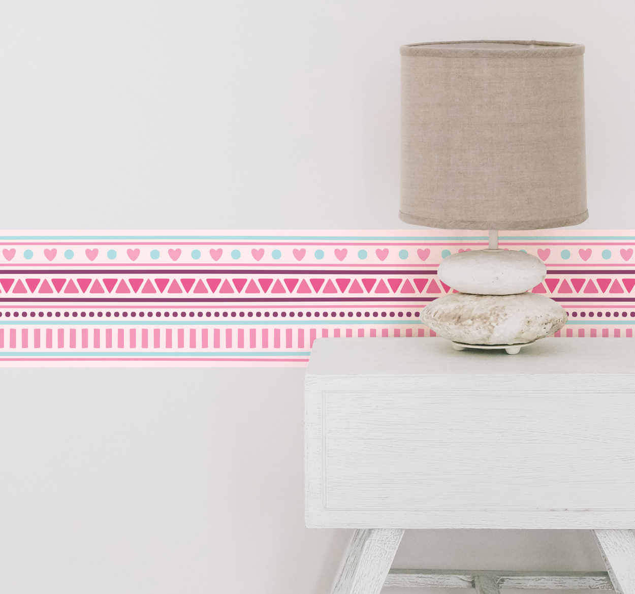 Sierrand muursticker hartjes