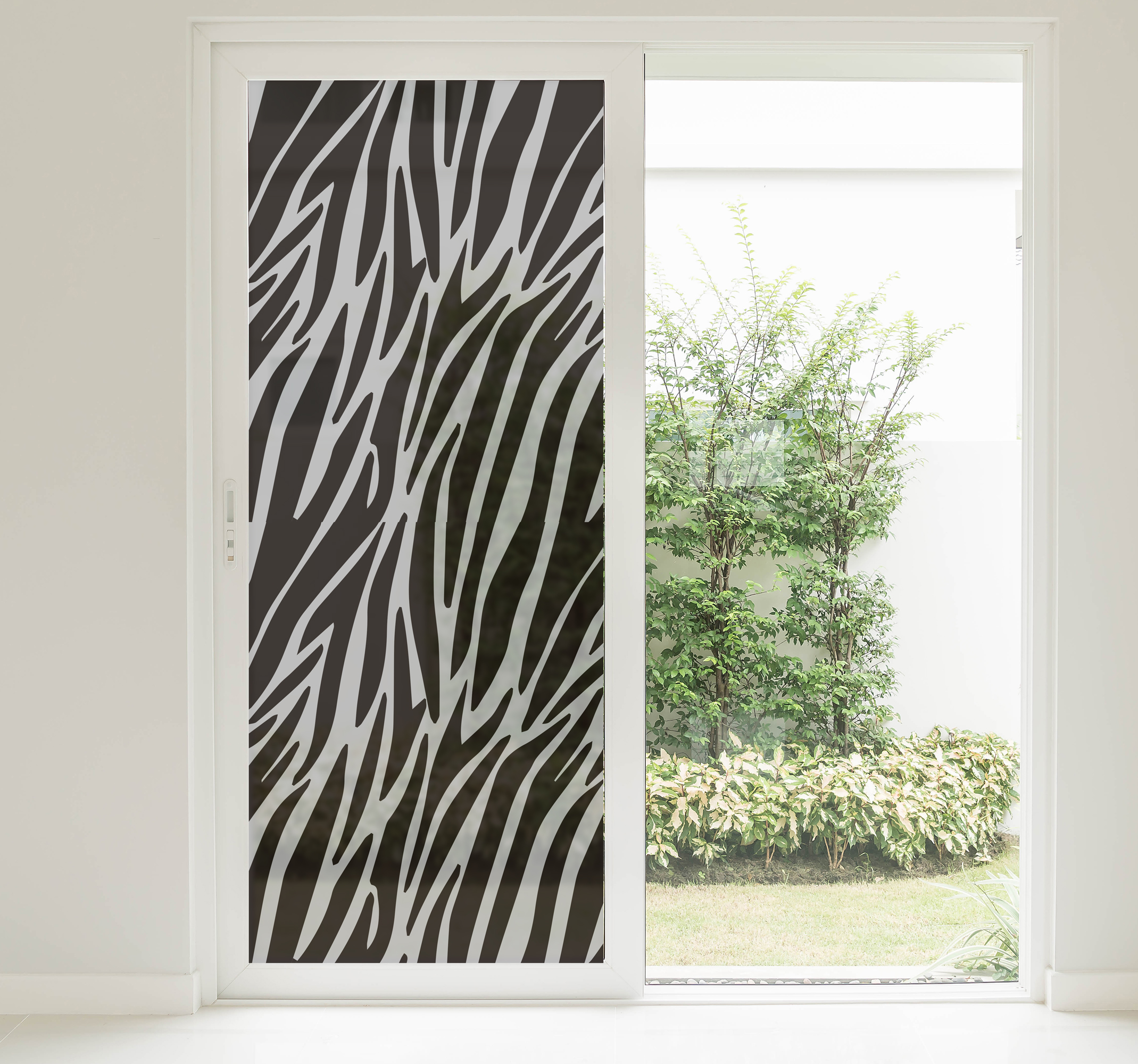 Raamsticker zebra print
