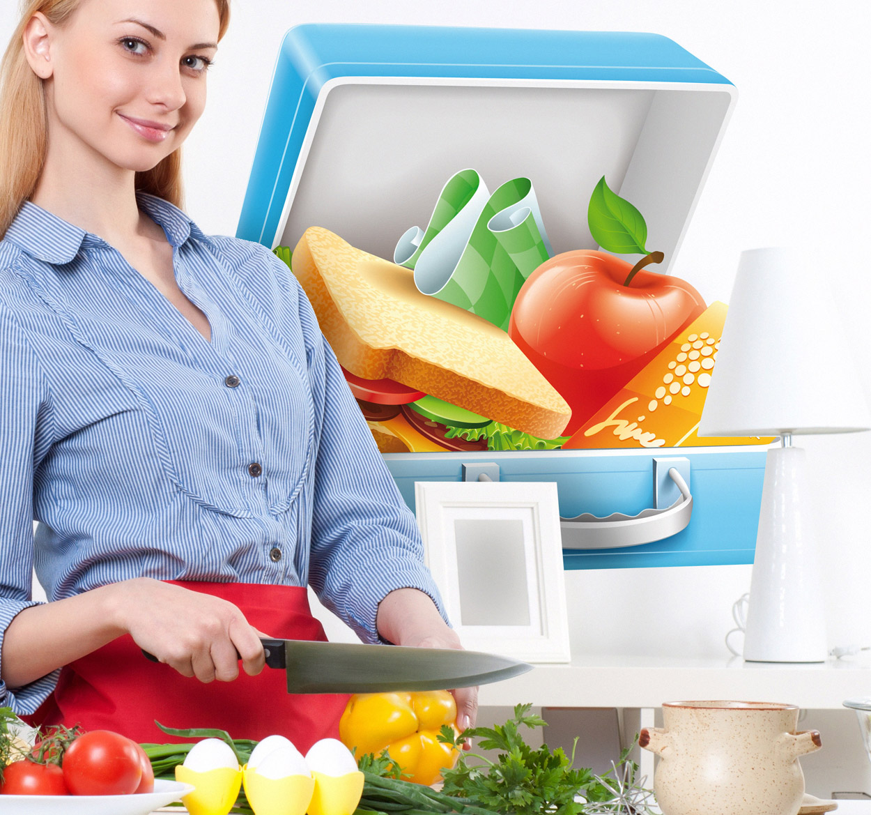 Broodtrommel sticker