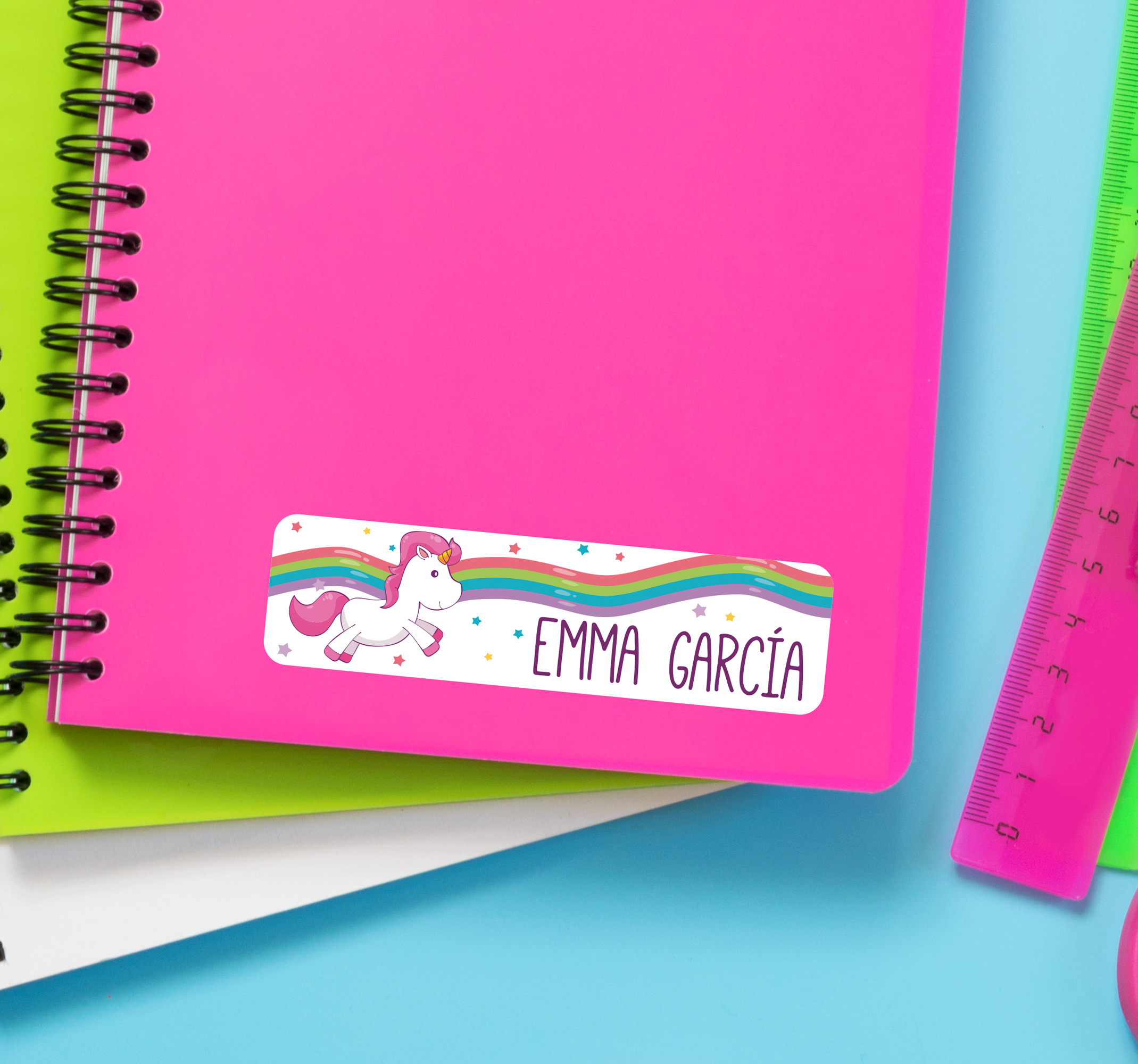 Gepersonaliseerde notitieboekjezelfklevende stickers