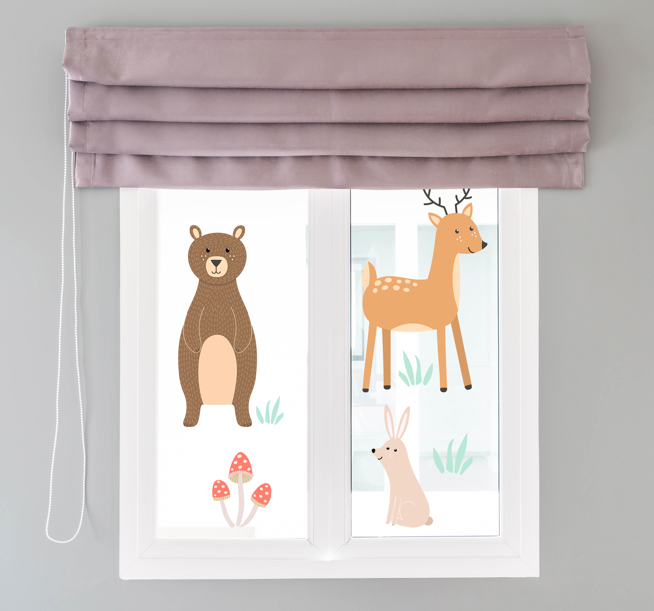 Dieren zelfklevende raamsticker