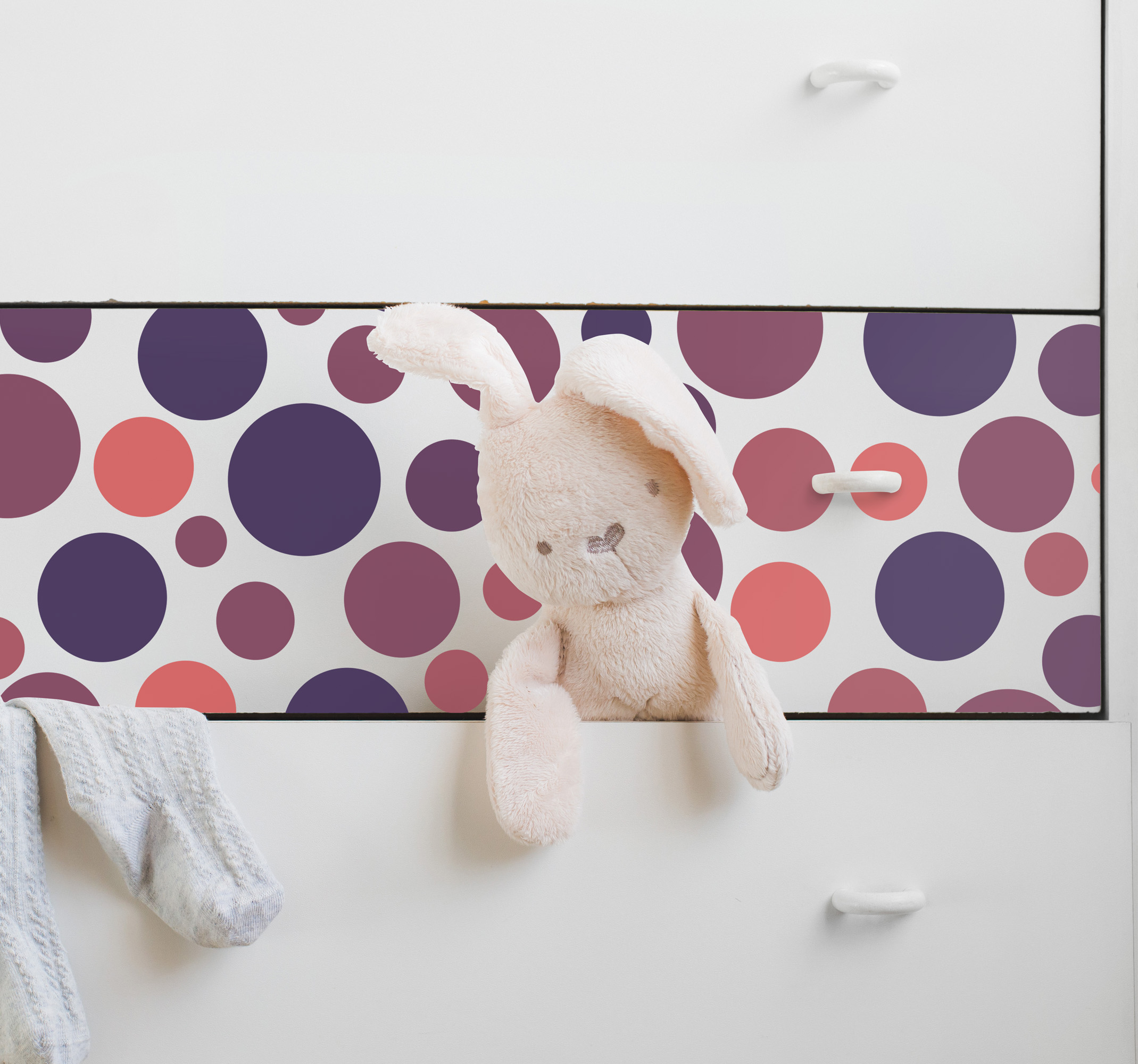 Kleurijke kast decoratie