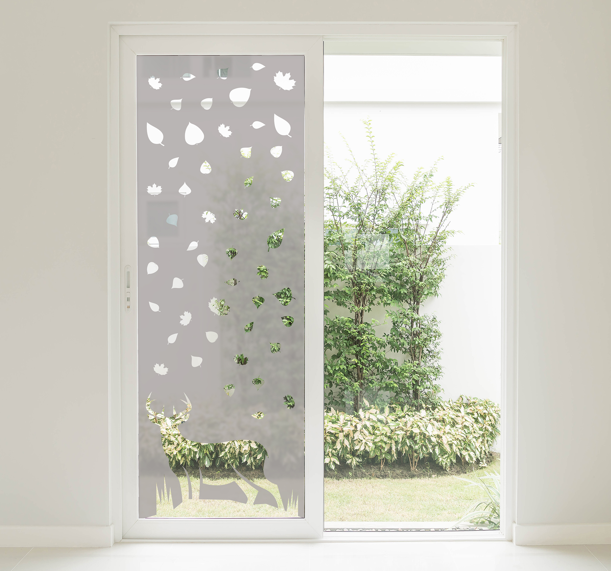 Raamfolie herten stijl