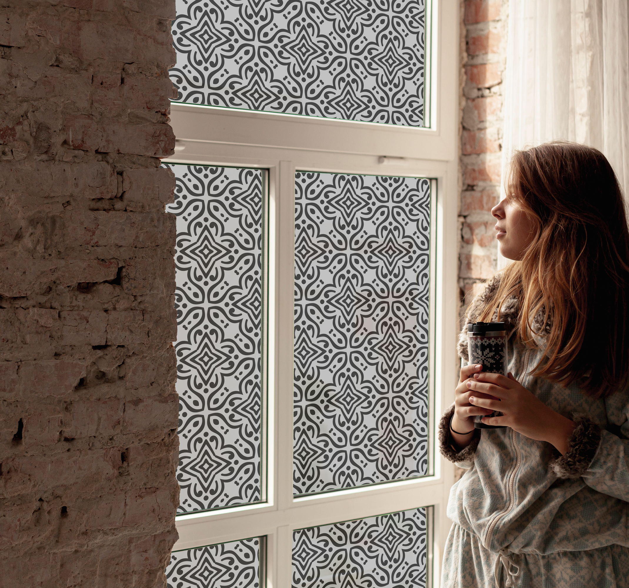Raamfolie arabische stijl