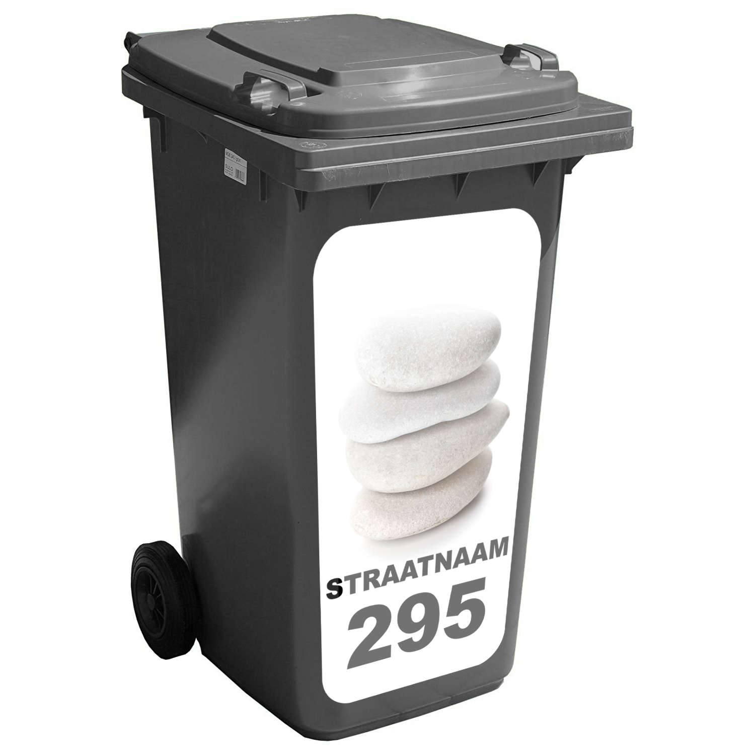 Kliko sticker familienaam met huisnummer