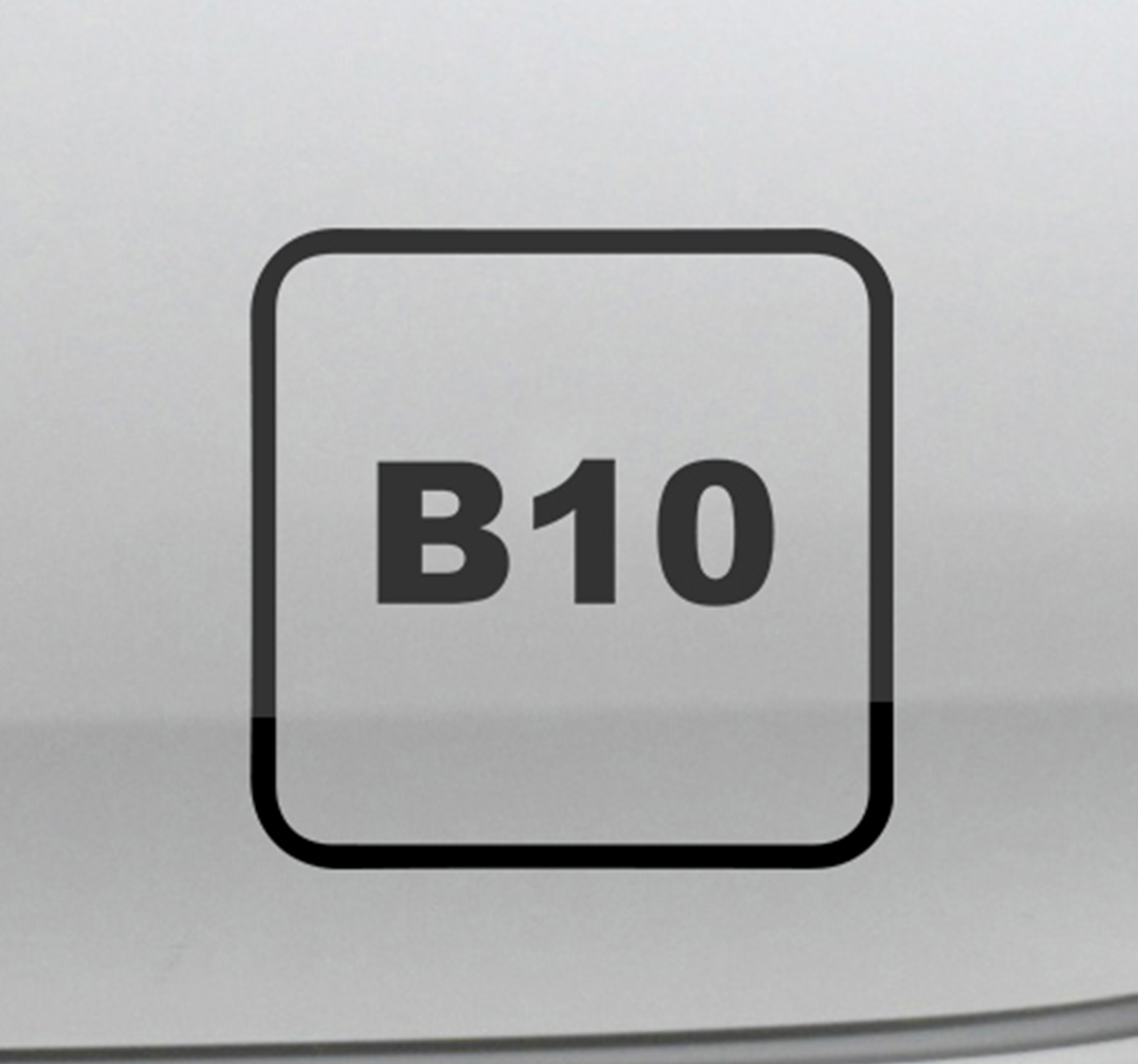 Decoratie sticker auto diesel B10