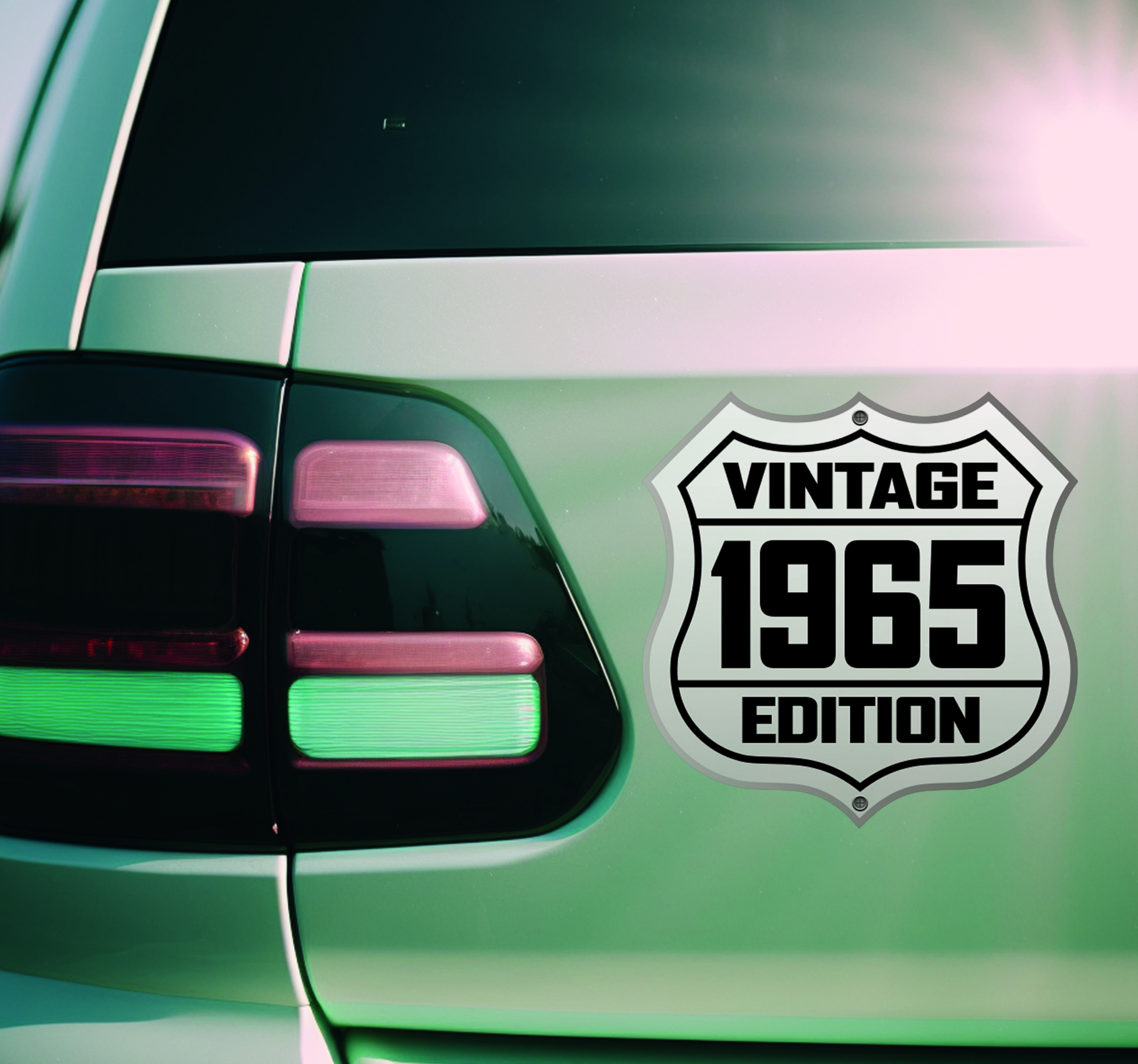 Stickers motor Klassiek retro vintage