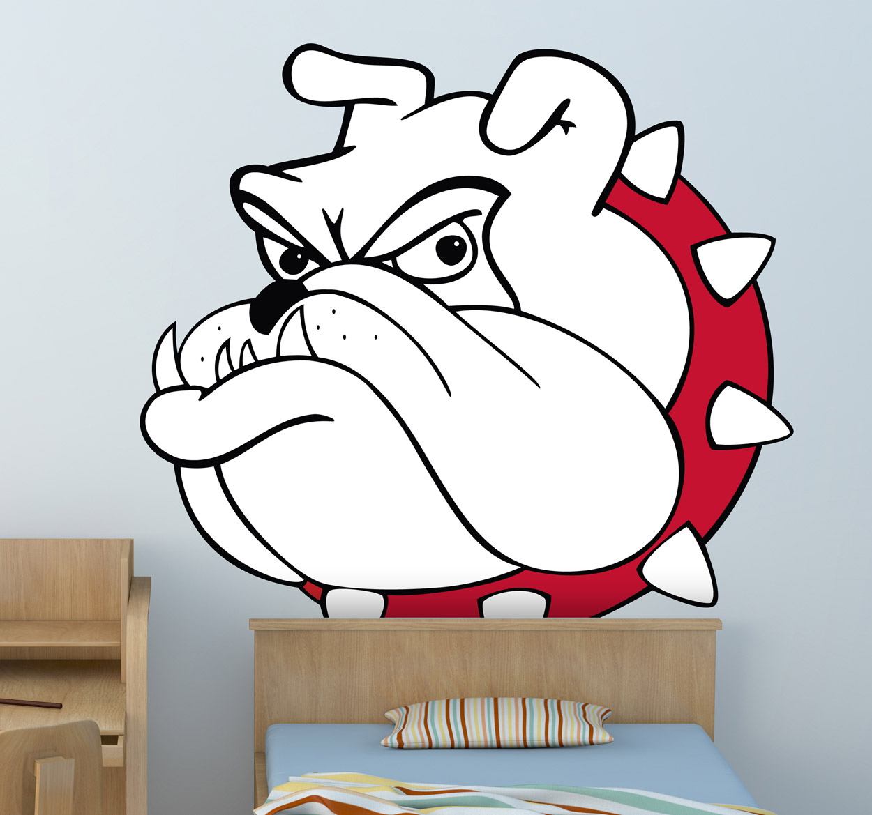 Muursticker Bulldog