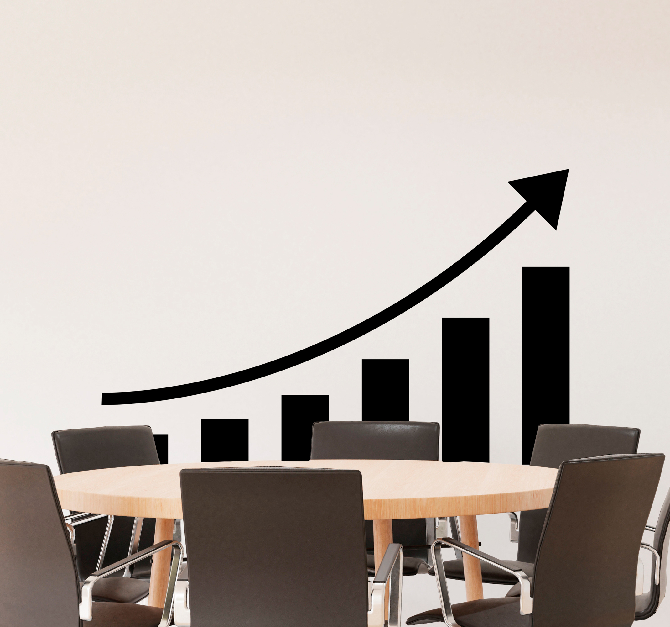 Sticker grafiek winst