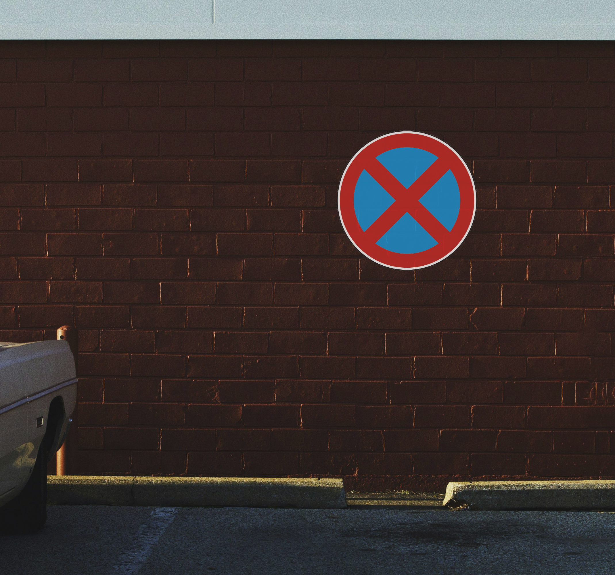 Muursticker Verboden te Parkeren