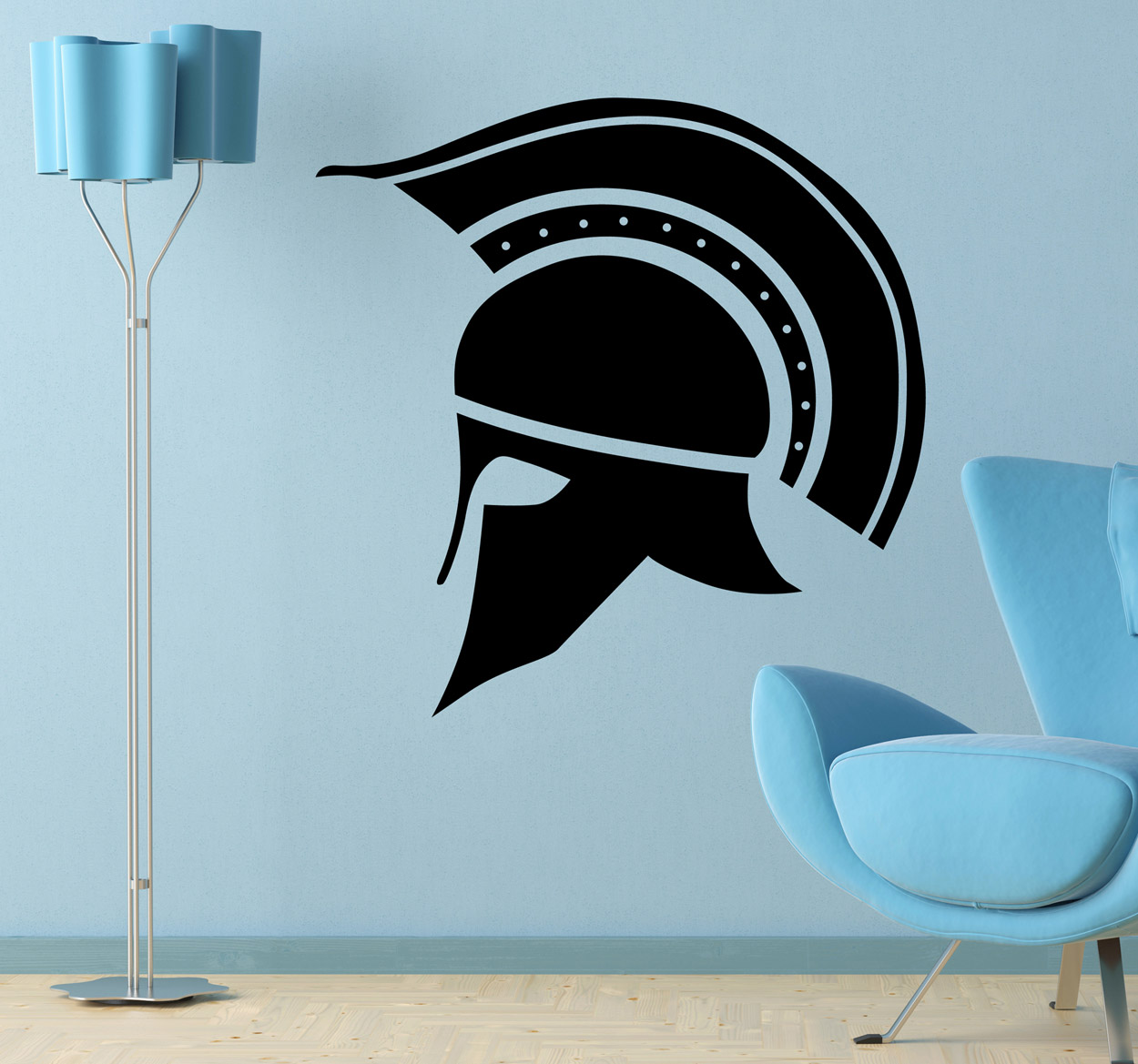 Sticker Korintische helm Leger