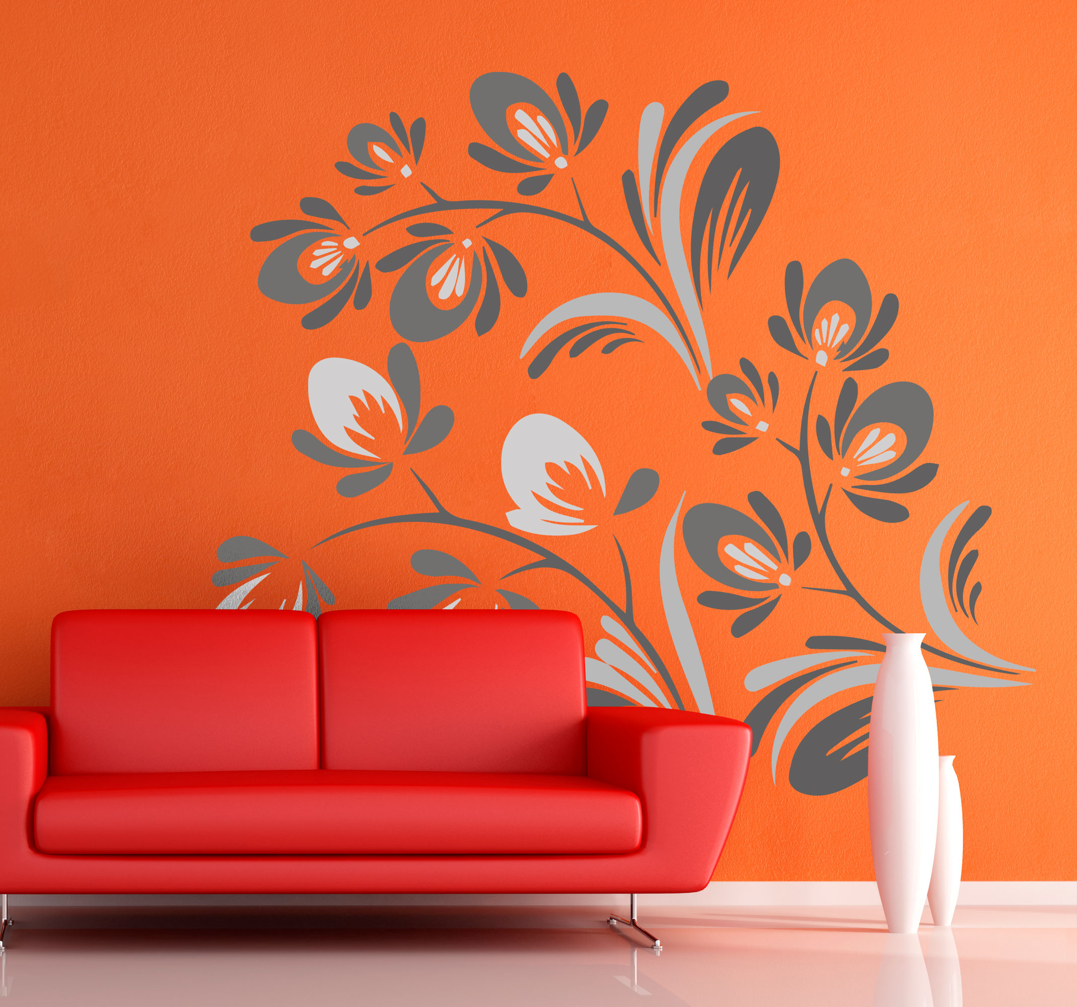 Sticker ornament tribal