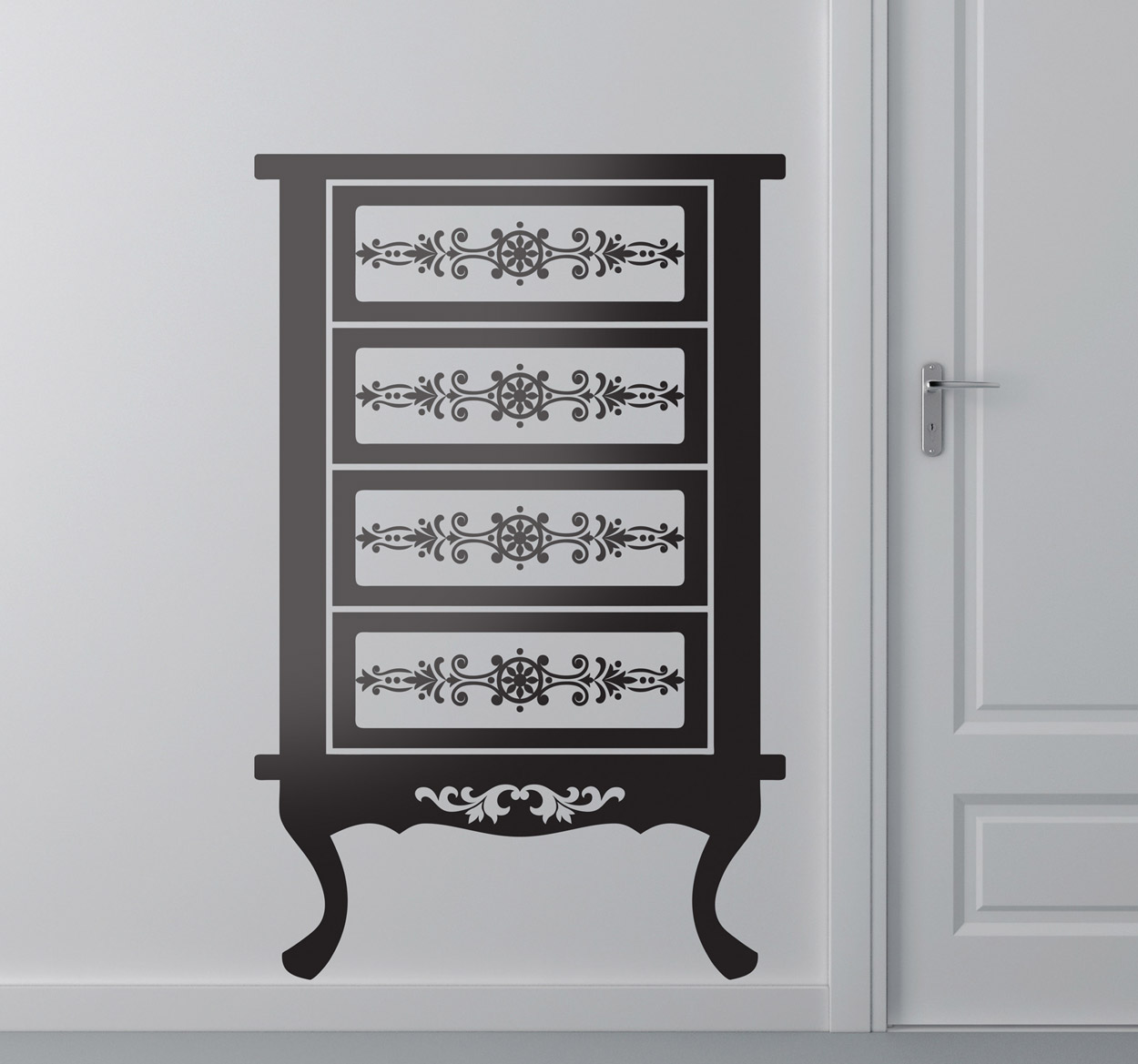 Sticker Frans comfortabel kastje