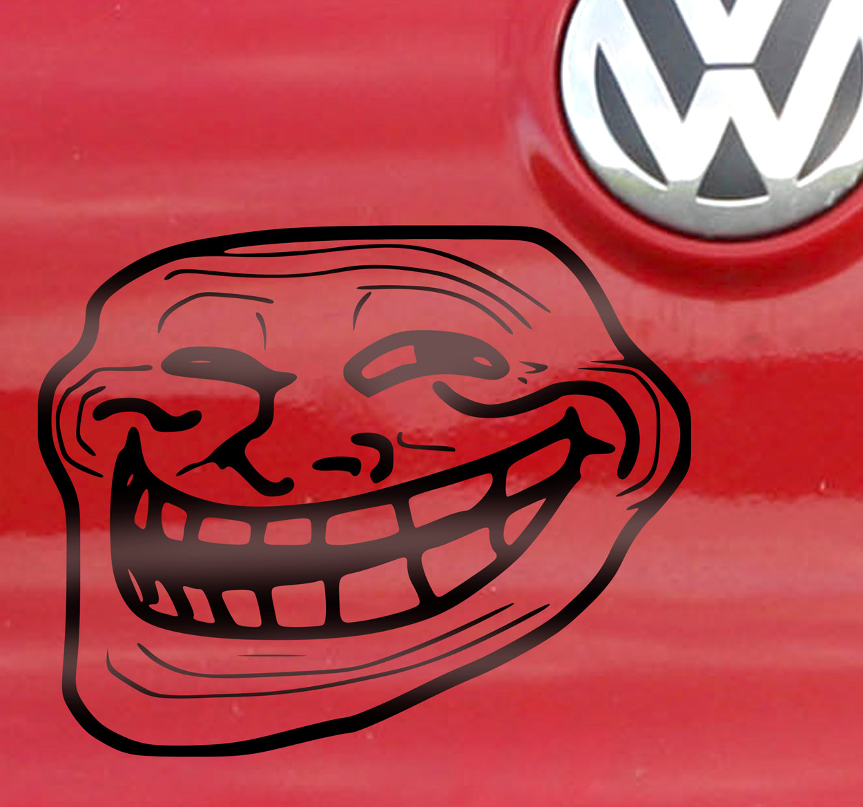 Troll Face decoratie stickers auto