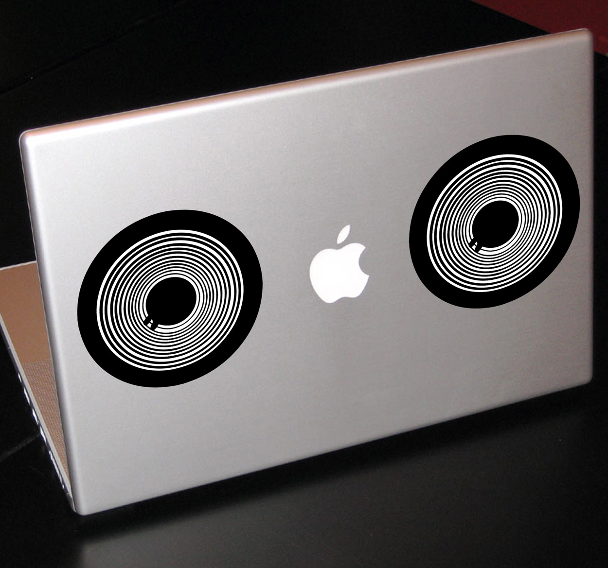 Sticker voor Macbook luidspreker