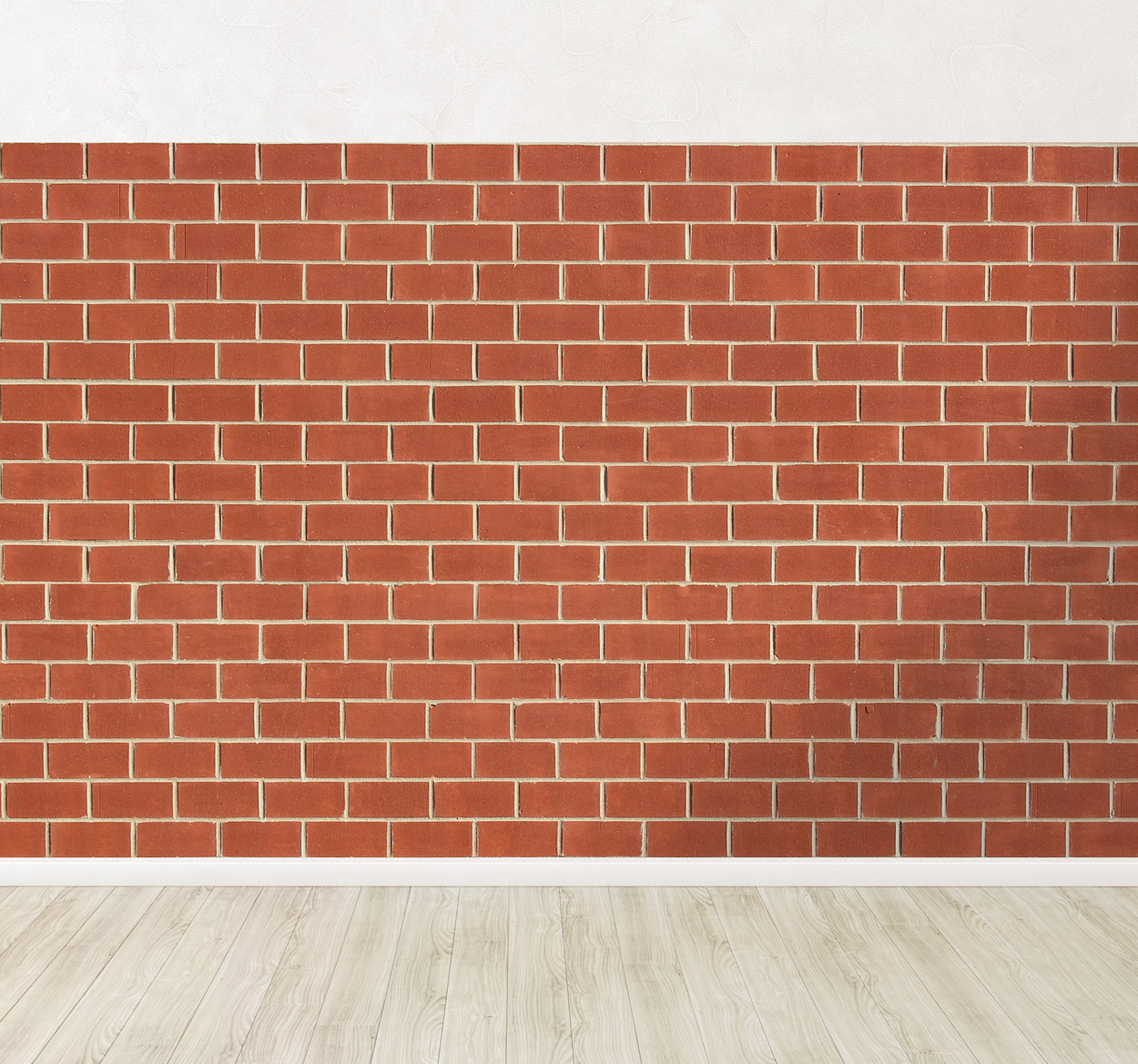 Muursticker woonkamer bakstenen