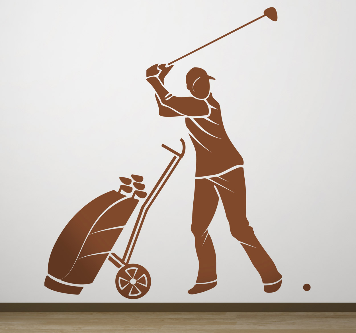 Professioneel golf sticker