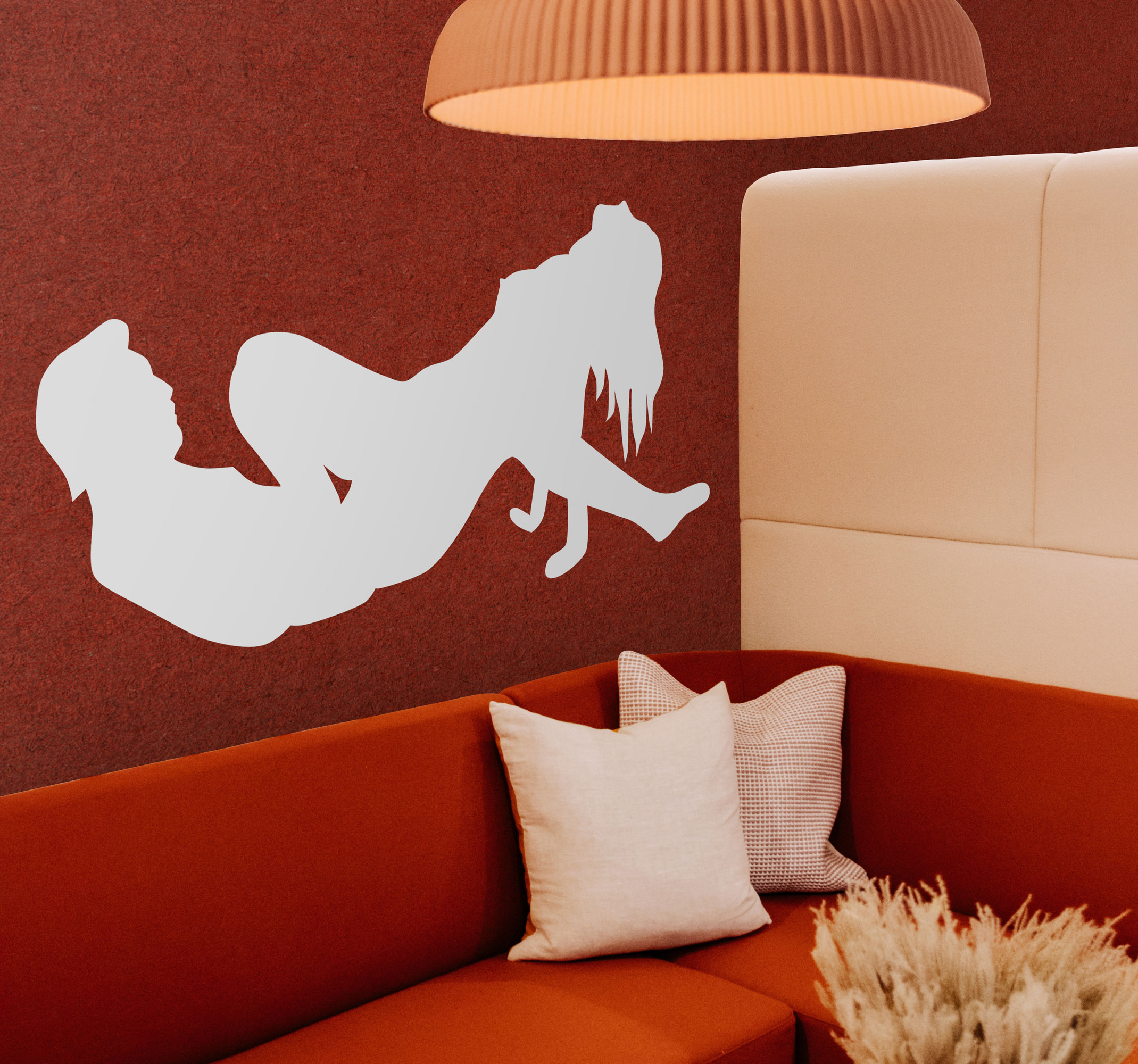 Erotische muursticker als Wanddecoratie