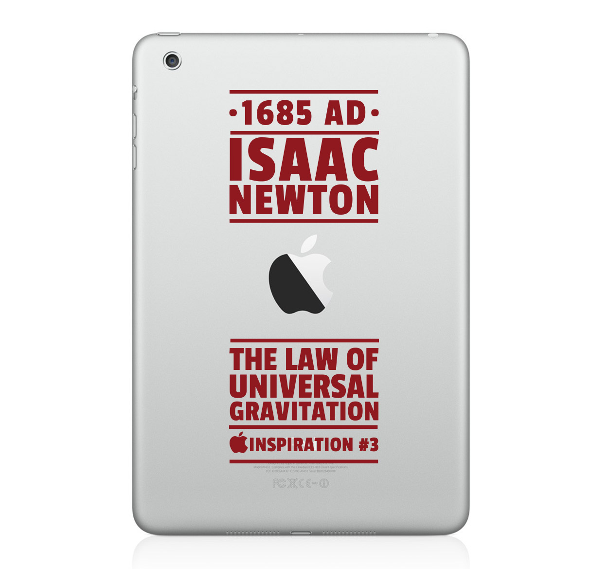 Sticker voor Ipad Inspiration Newton