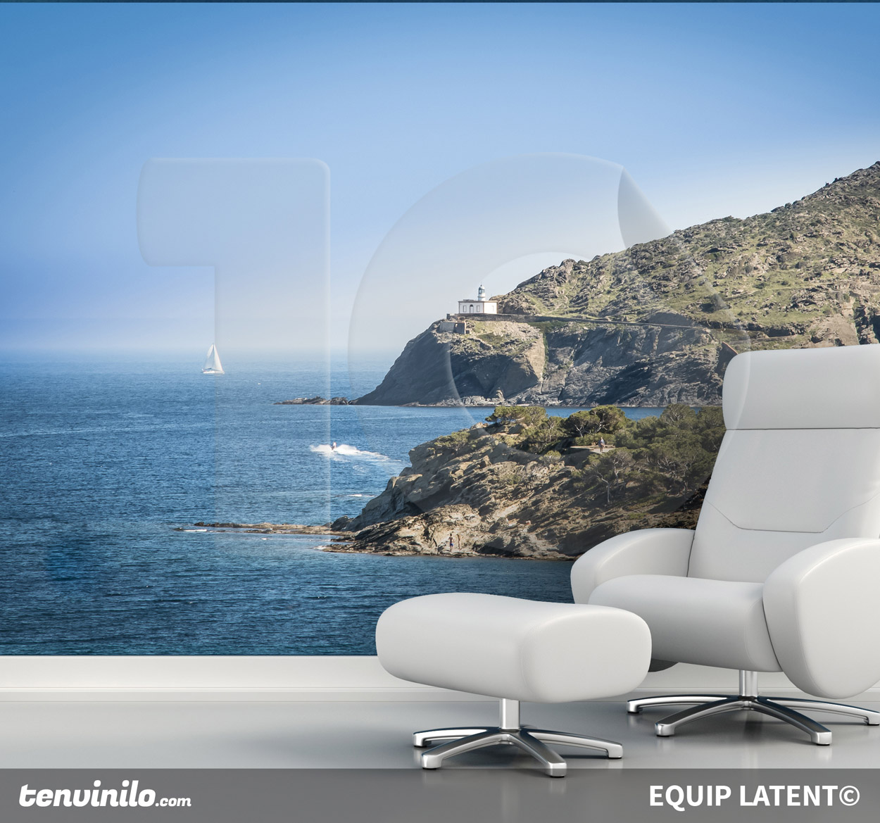 Costa brava foto sticker