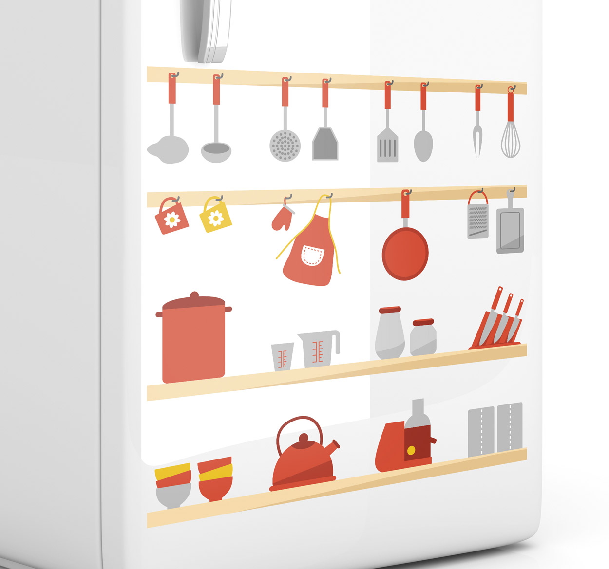 Sticker keukenbenodigdheden