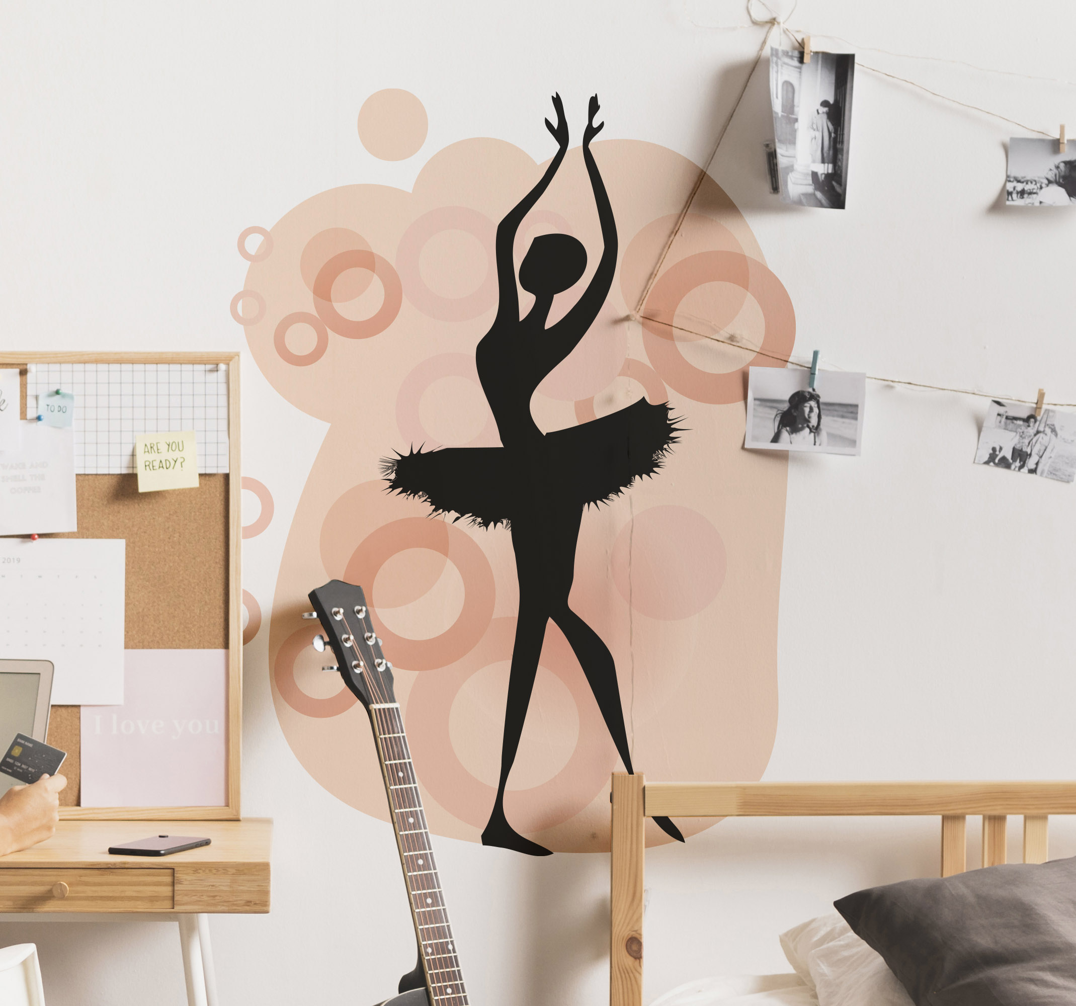 Sticker dans ballerina