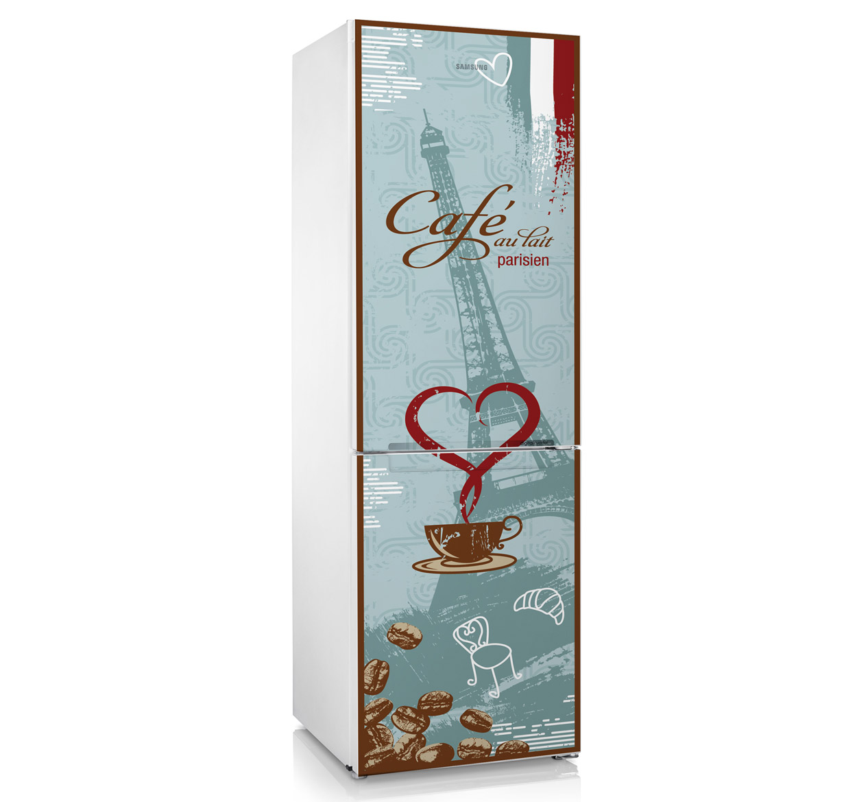 Sticker ijskast Franse koffie
