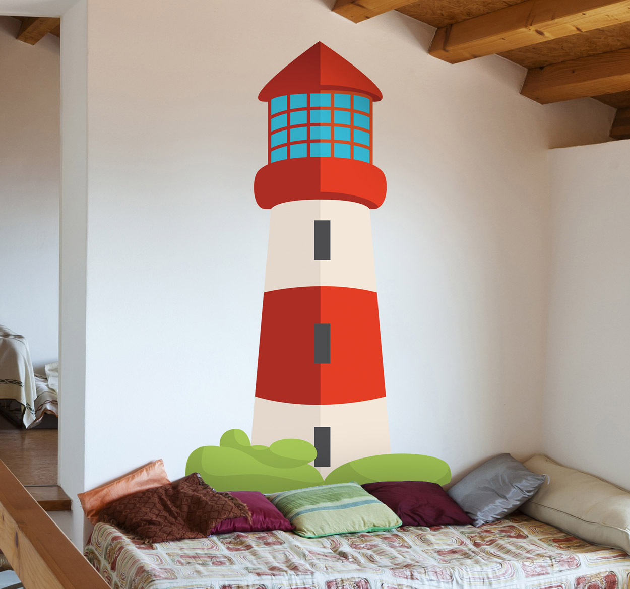 Sticker kinderkamer vuurtoren