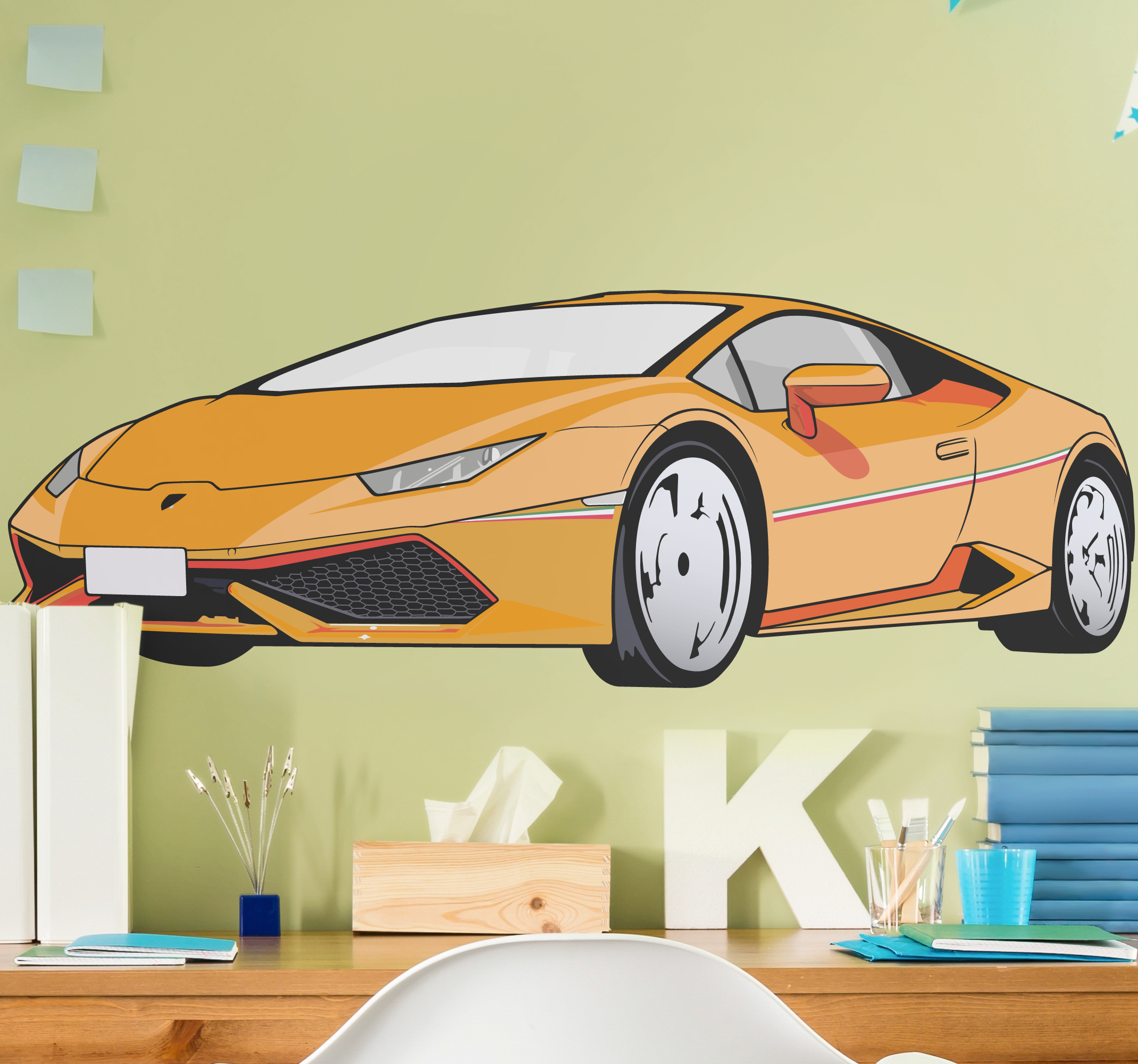 Auto sticker Italiaanse super auto