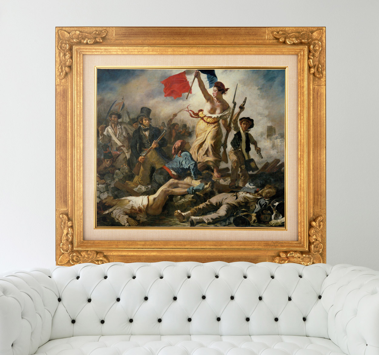 Decoratiesticker Delacroix Vrijheid