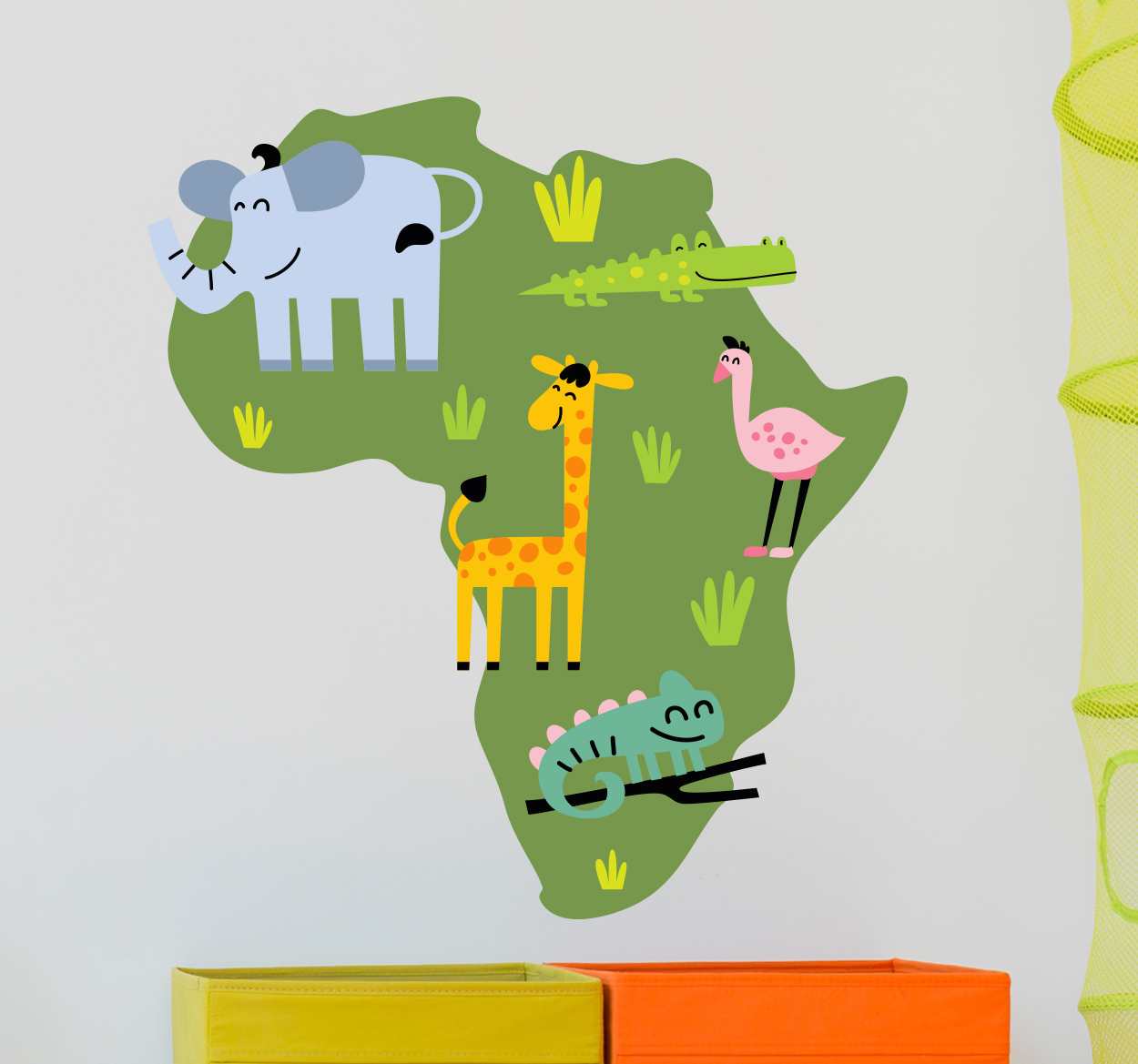 Sticker dieren Afrika