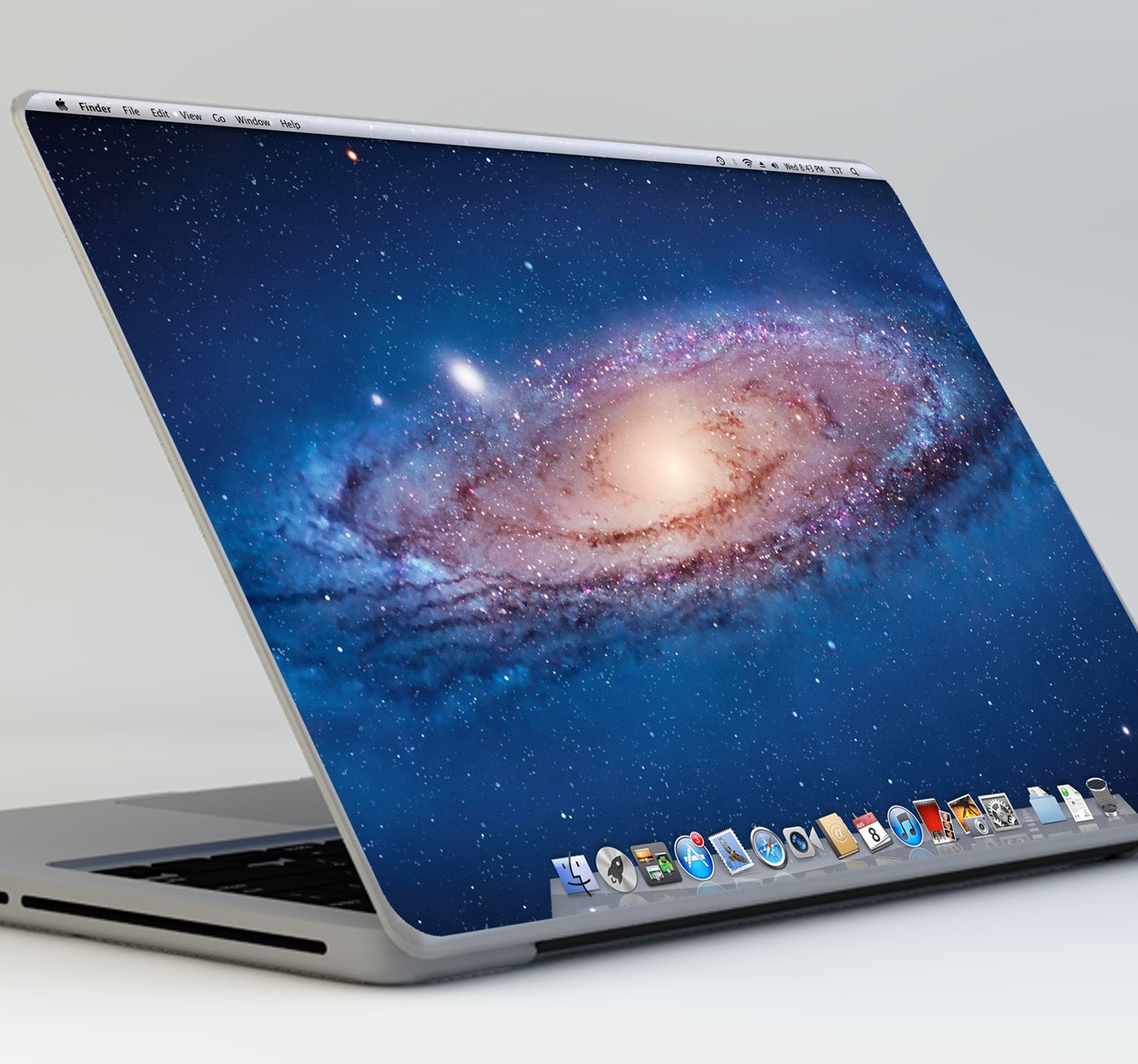 Universum ruimte laptop skin