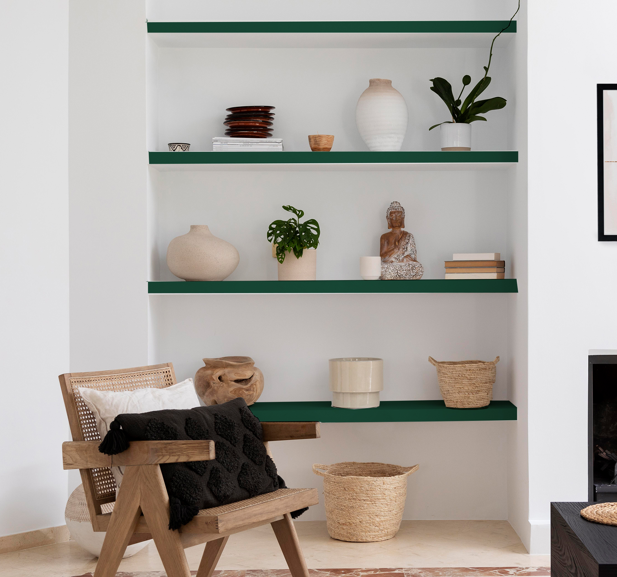 Meubel sticker muurplanken Lack