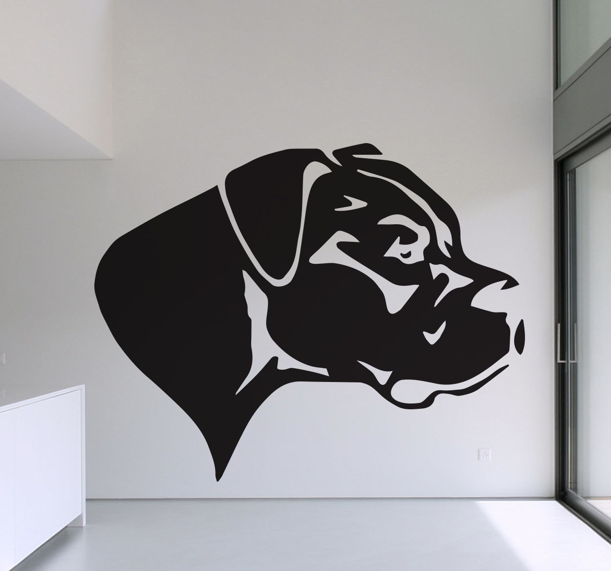 Duitse dog sticker
