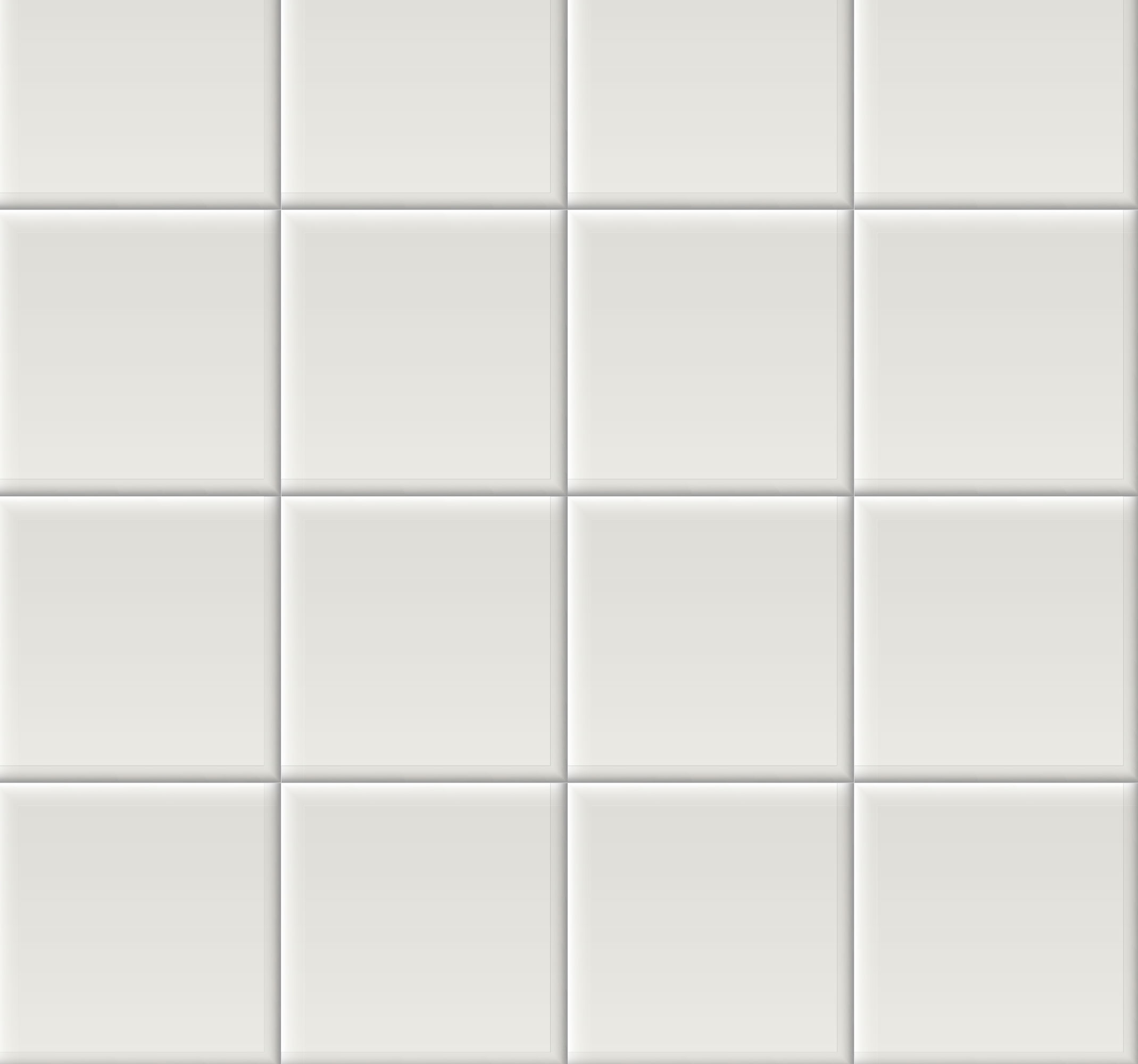 Tegel behang grijs Witte tegels