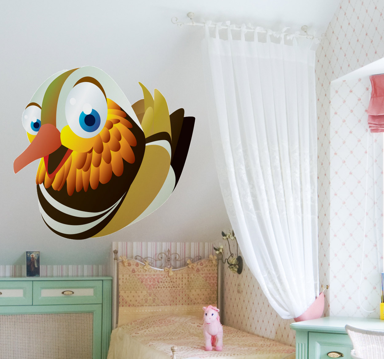 Sticker Duif kinderen