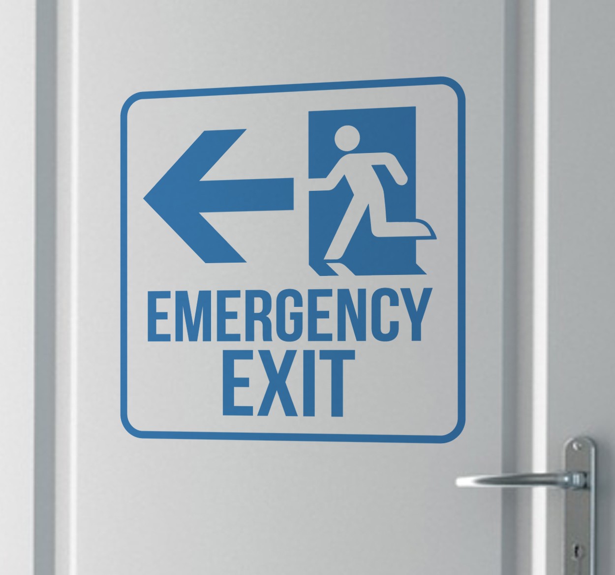 Deursticker emergency exit