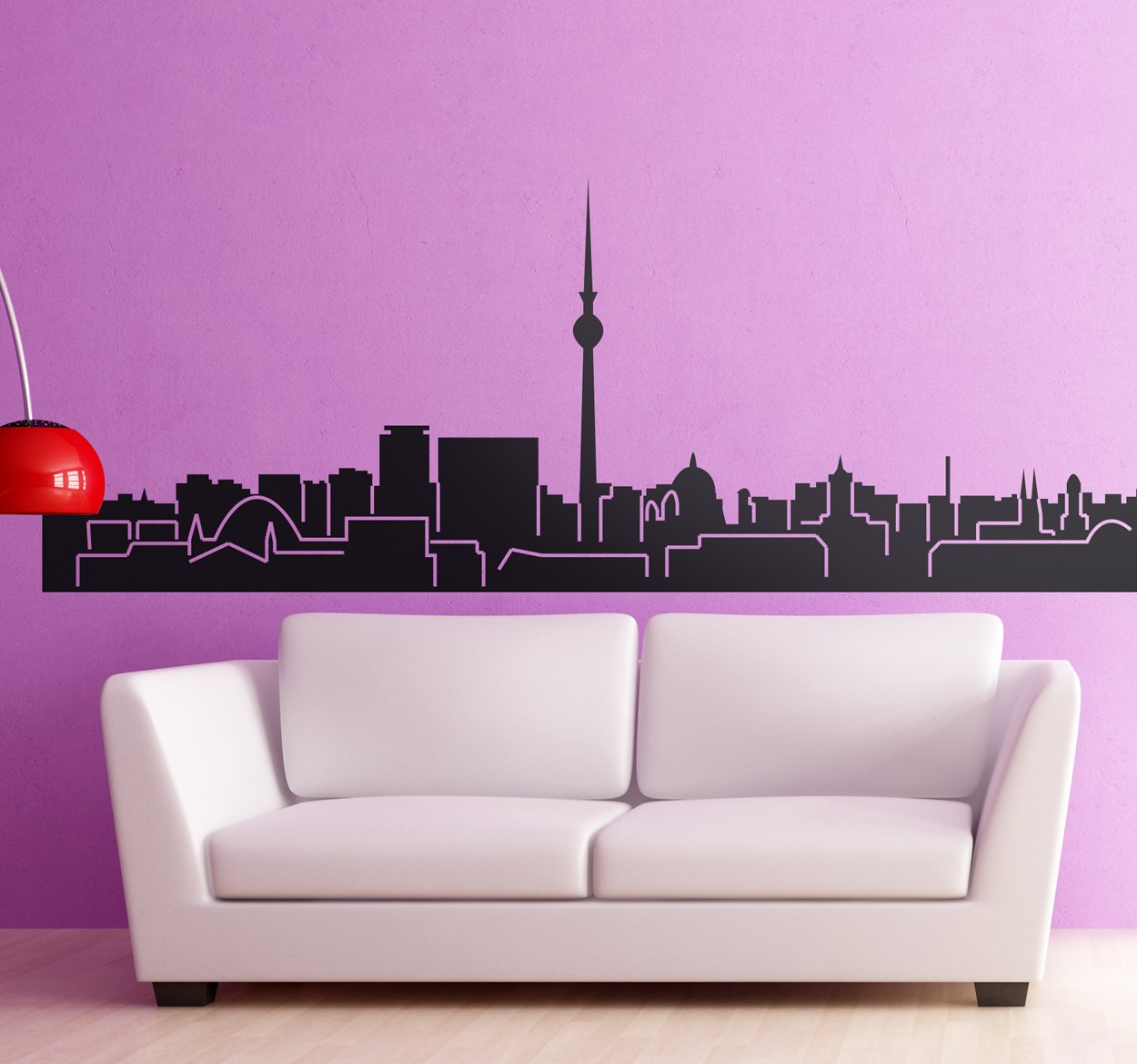Berlin Skyline Muursticker